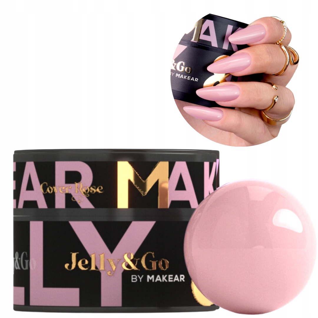 JG05 Jelly&Go Żel budujący do paznokci galaretka Cover Rose