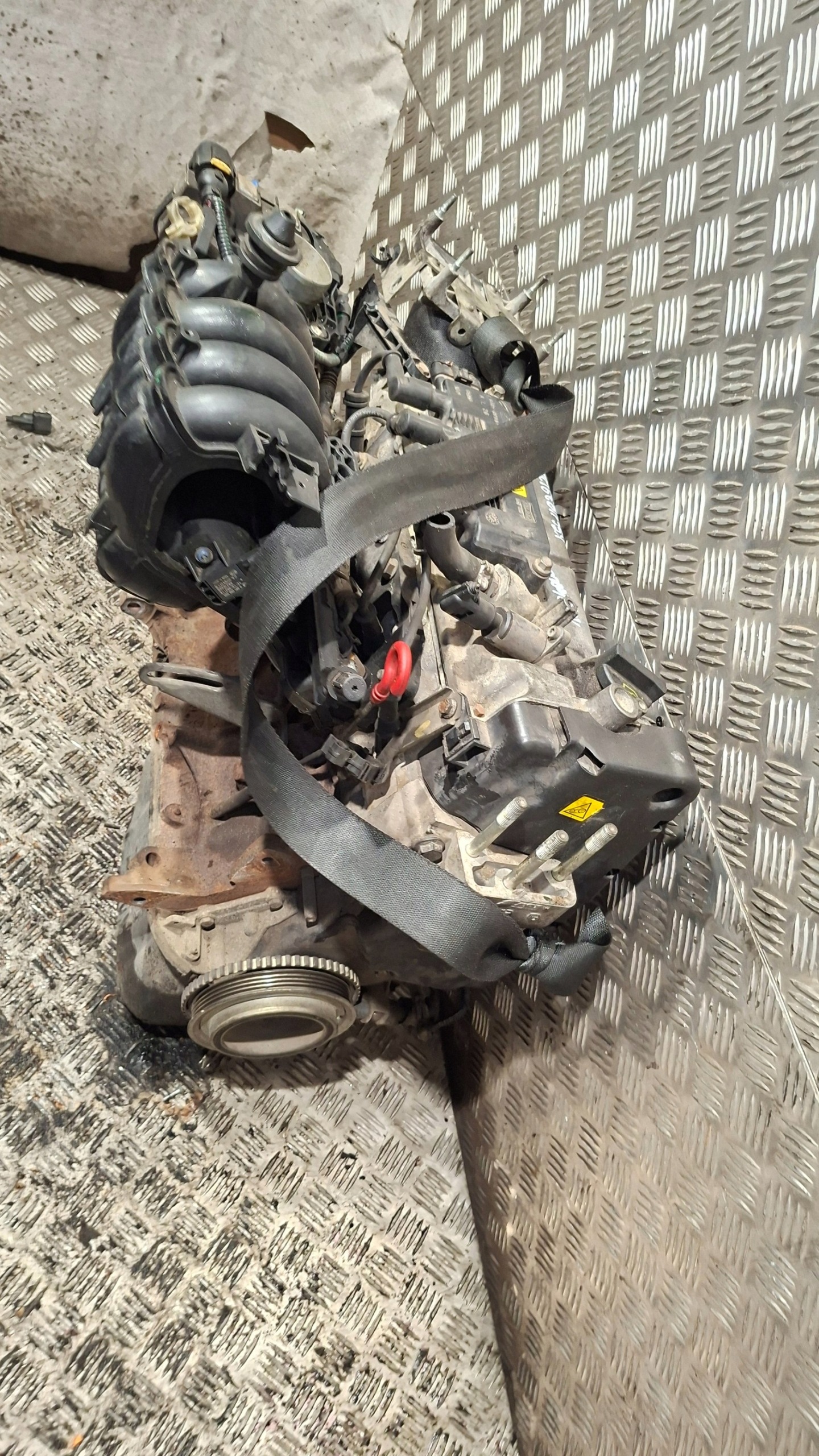 engine unprotected pillar FIAT PANDA II 1.2 169A4000