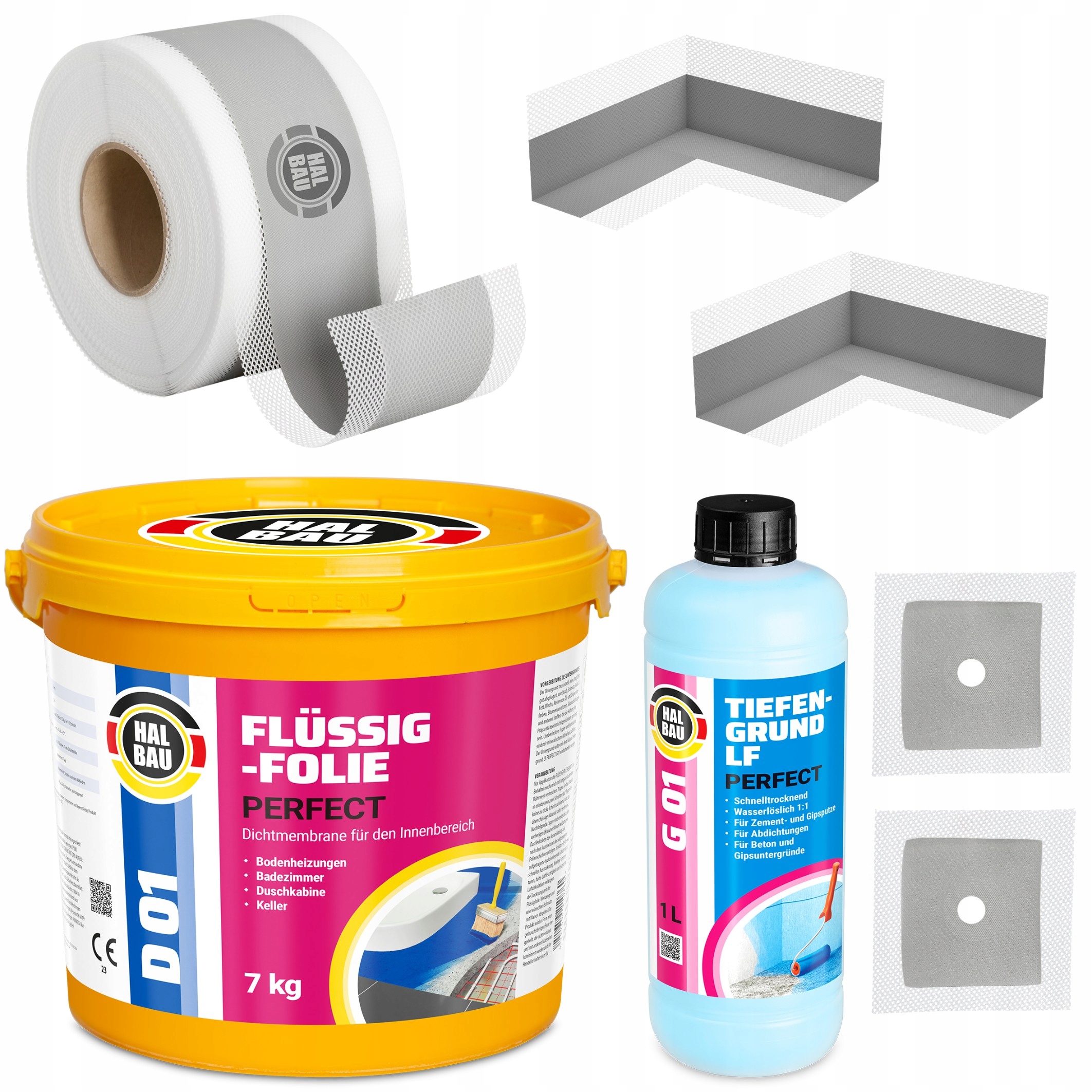 Fólie 7 kg Hydroizolace Páska 5 m Sada