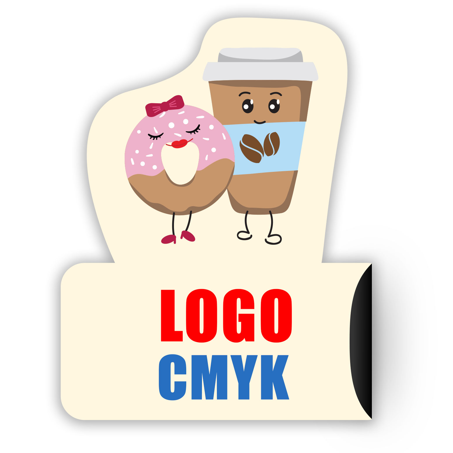 Magnesy reklamowe 1m2 dowolny kształt logo reklama