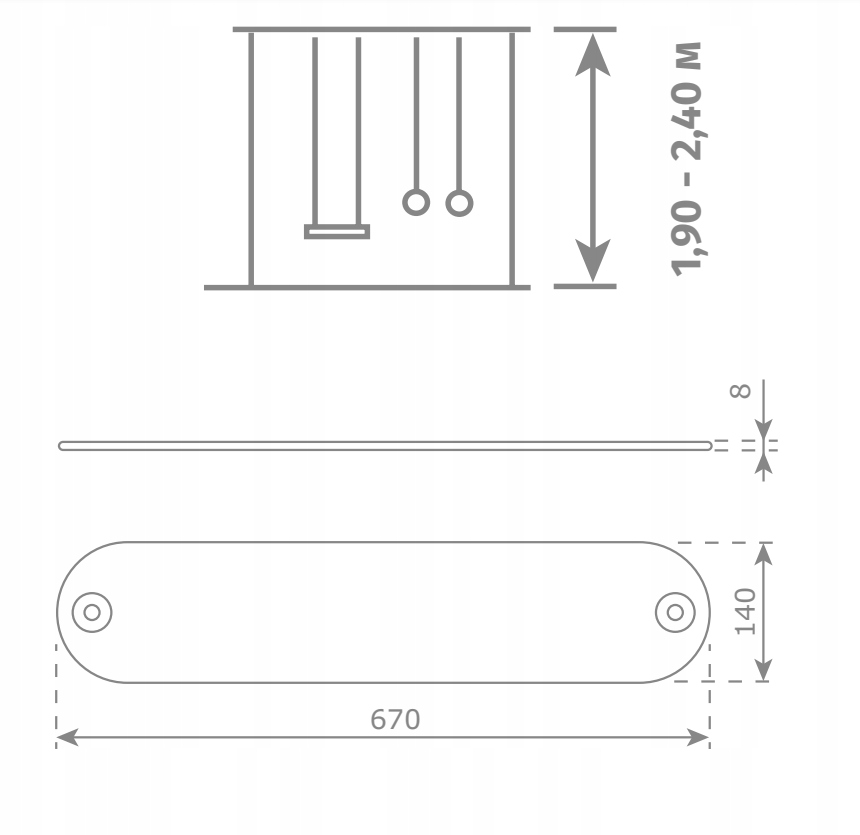 Huśtawka Ogrodowa Siedzisko Elastyczne do Hustawki Dziecka Dzieci KBT czerw Szerokość produktu 67 cm