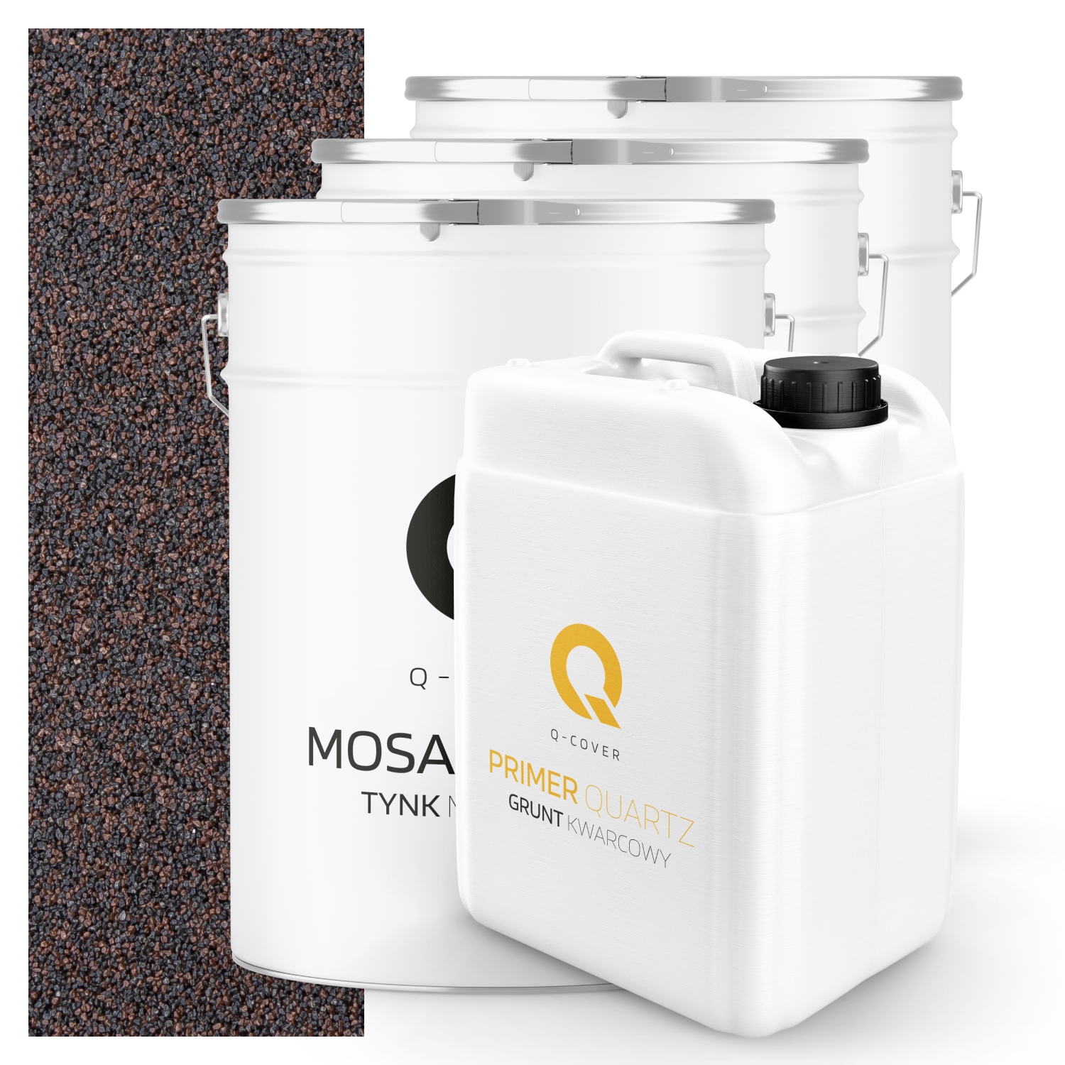 Mozaiková Omítka Hnědá Tmavá M83 Pryskyřičná Vnější 3 x 25 Kg Půda 20 m2