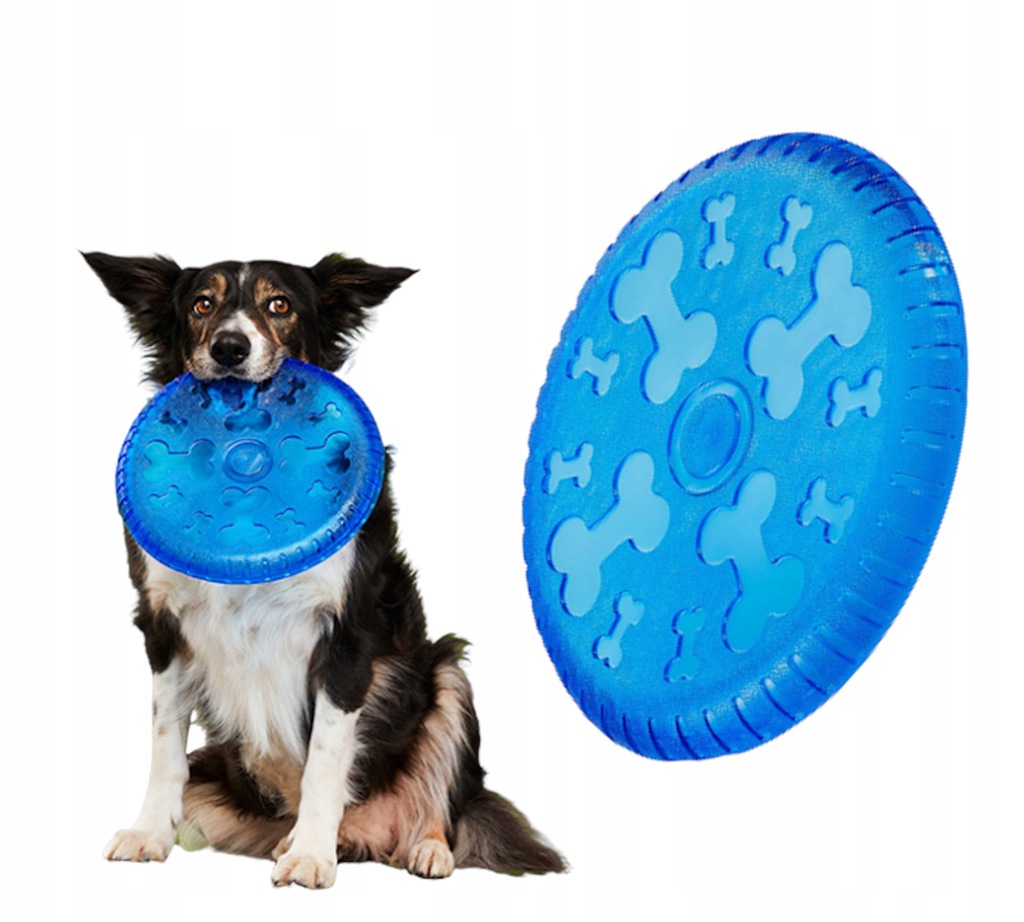

Frisbee Dla Psa Pływajacy Dysk Aport Gryzak 23 cm