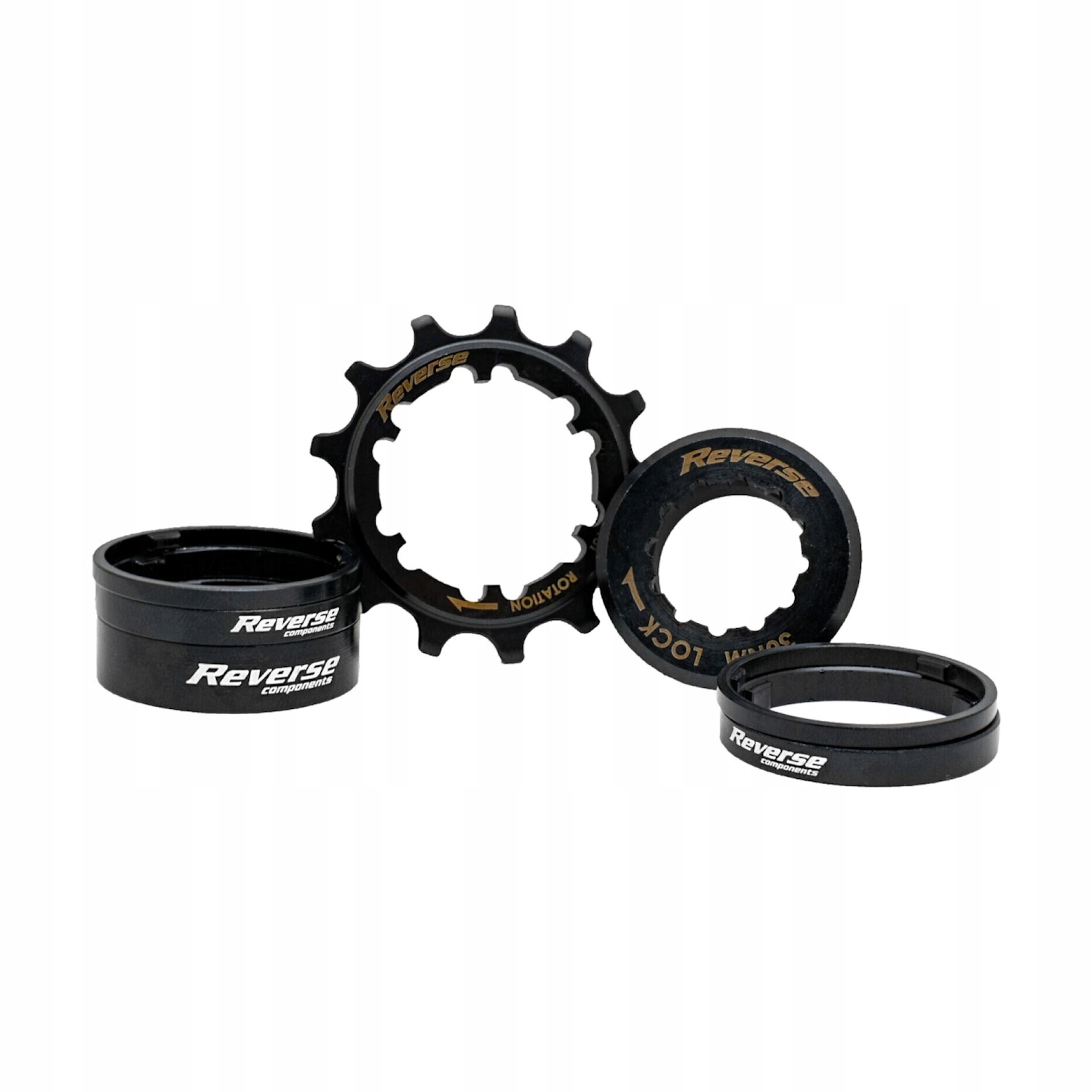 Sada pro konverzi Reverse Microspline Single Speed Kit 13T černá