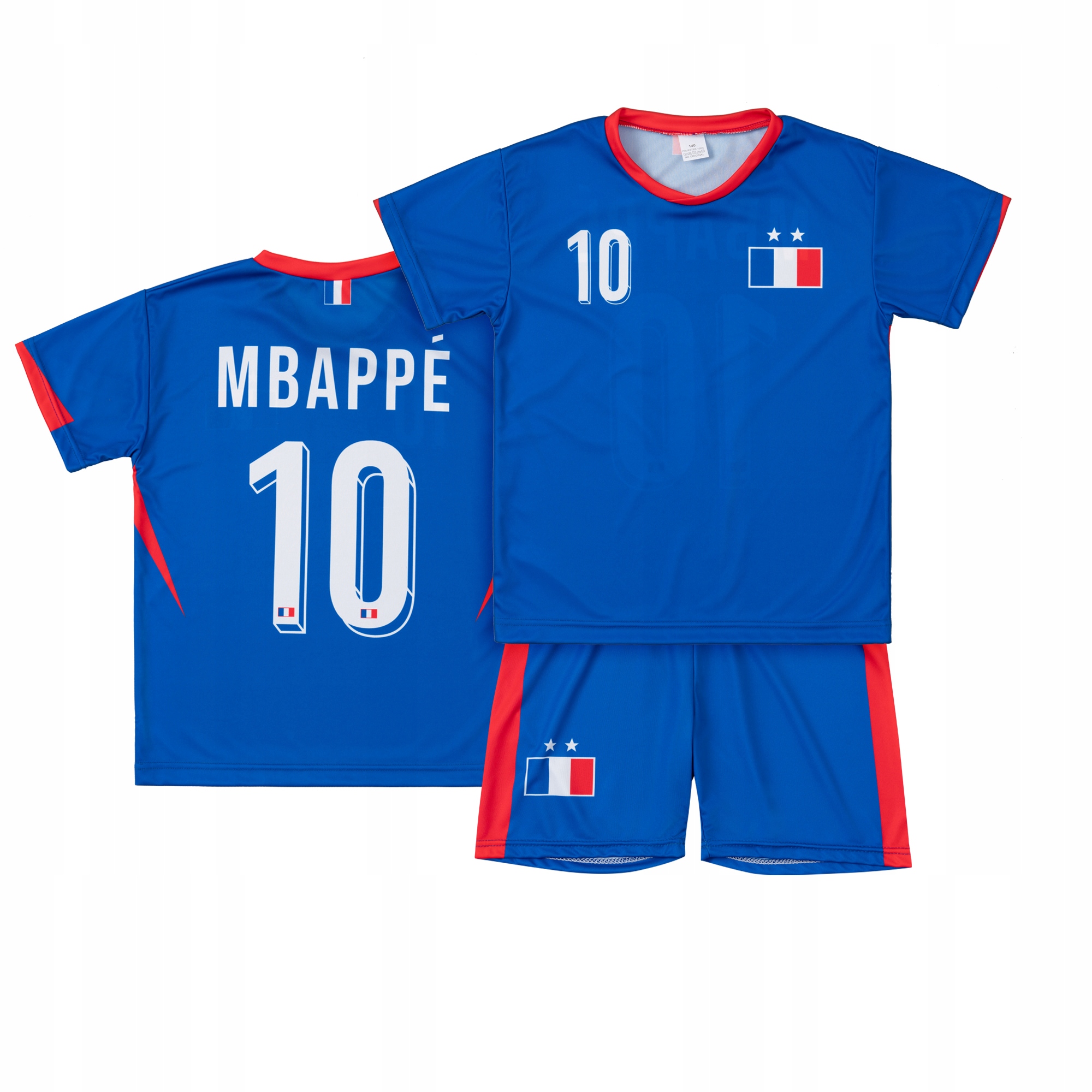 Strój komplet piłkarski Mbappe Francja 10 rozm.122