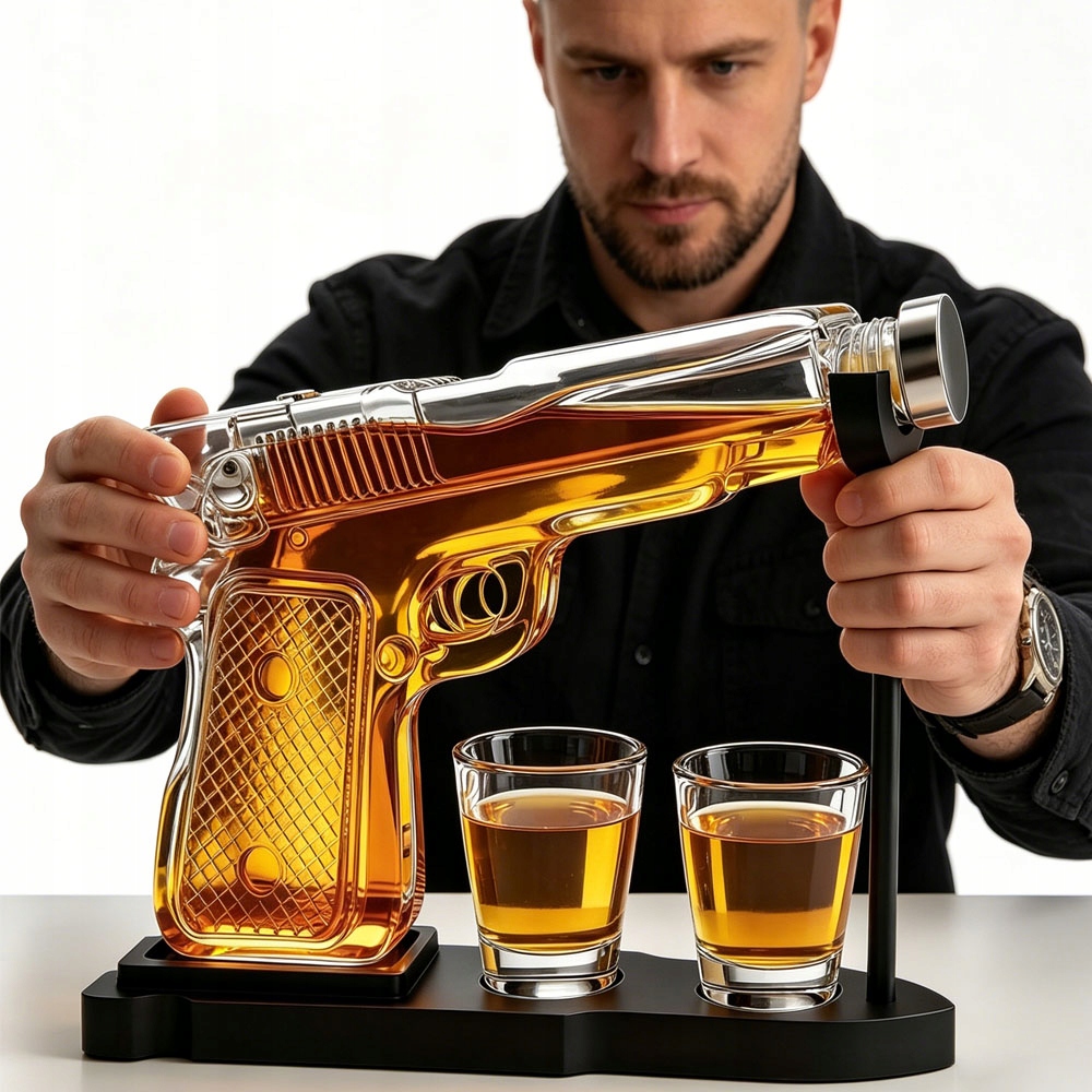 Karafa Sada pistolí 230 ml na kavalírskou párty pro sběratele