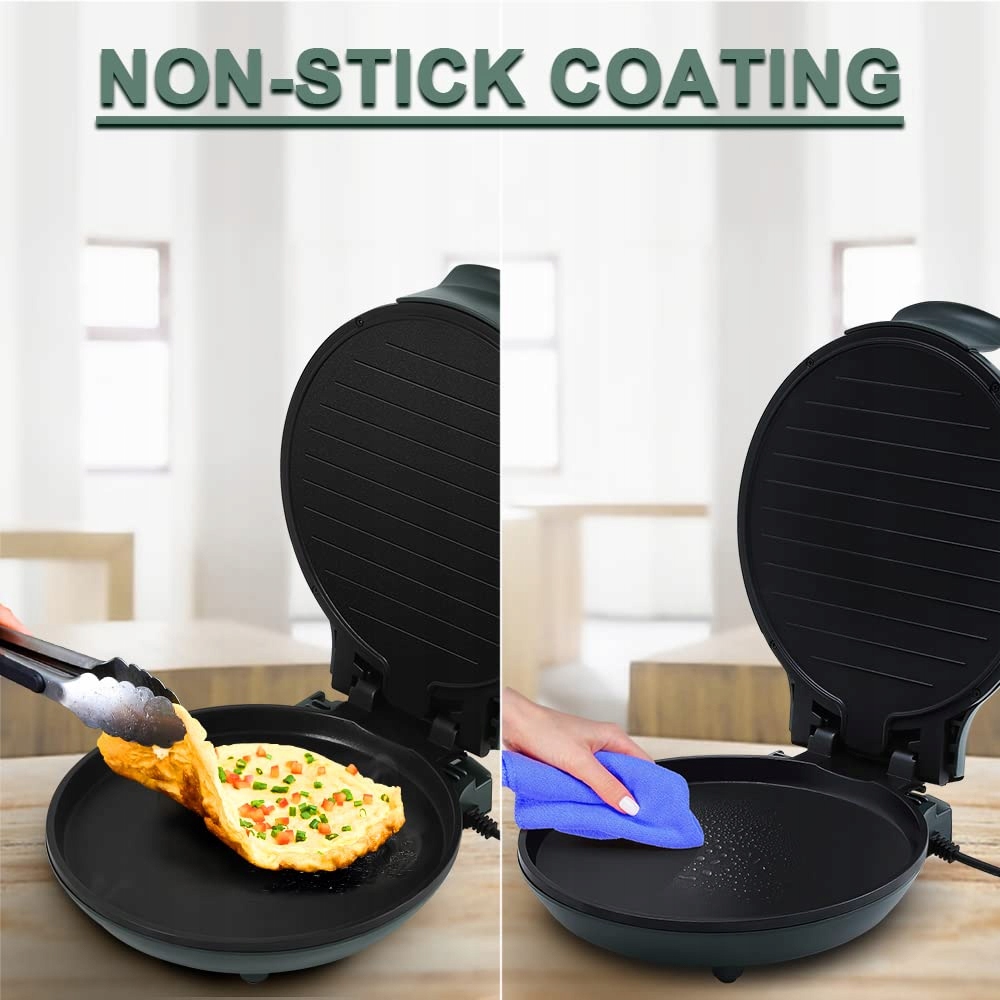 UTEN Elektryczny Grill Stołowy z Powłoką Nieprzywierającą 1200W BBQ — miniatura 6