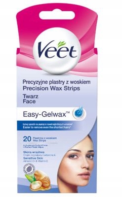

Veet Plastry Z Woskiem Do Depilacji Twarzy 20szt