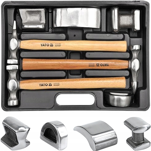 

Yato Młotek Blacharski Hikora w Walizce Zestaw 7el