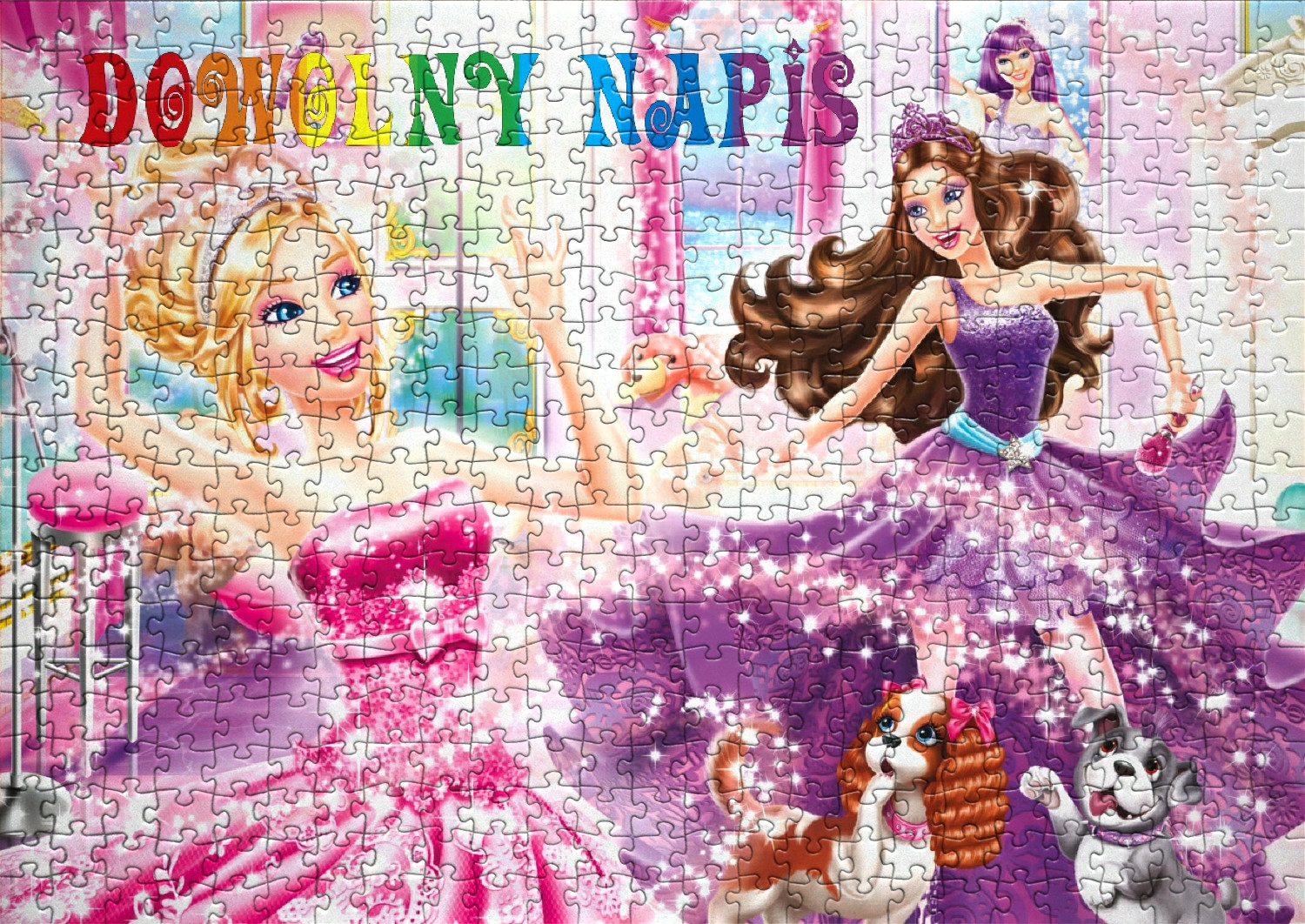 

Puzzle Barbie z Twoim Napisem A3/192EL