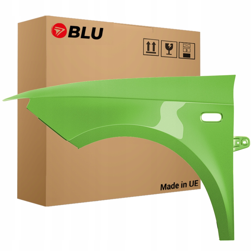 Blatník Blu Seat Ibiza IV 4 6J LS6Q levý zelený 08-17 přední pozink