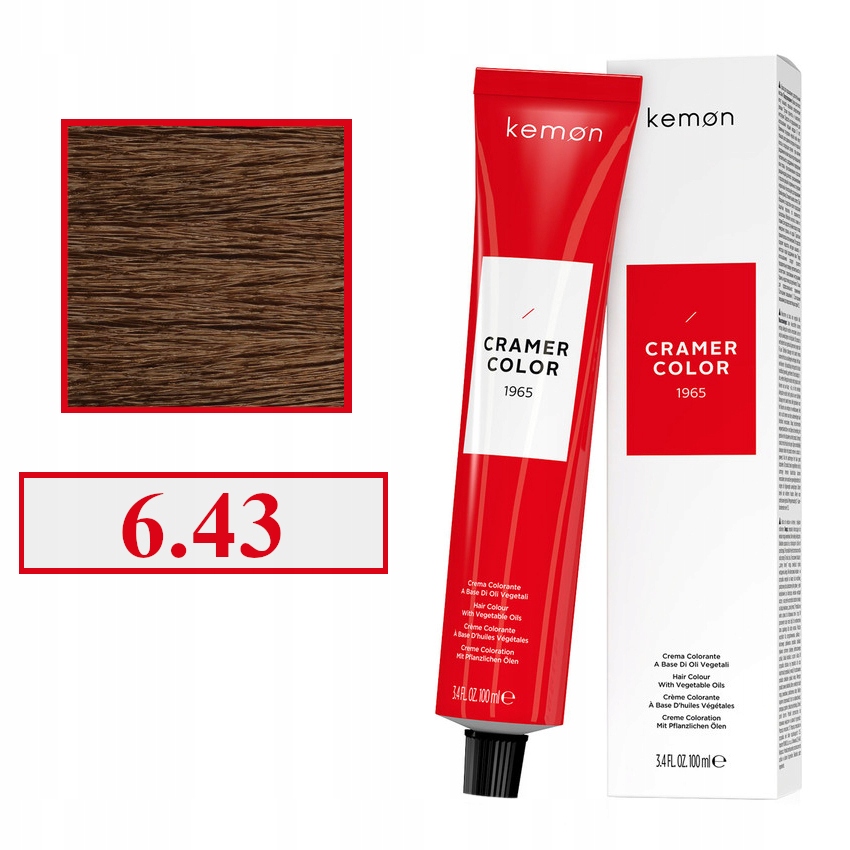 KEMON FARBA do Włosów Cramer Color 100ml Nr 6.43 12397288374 Allegro.pl
