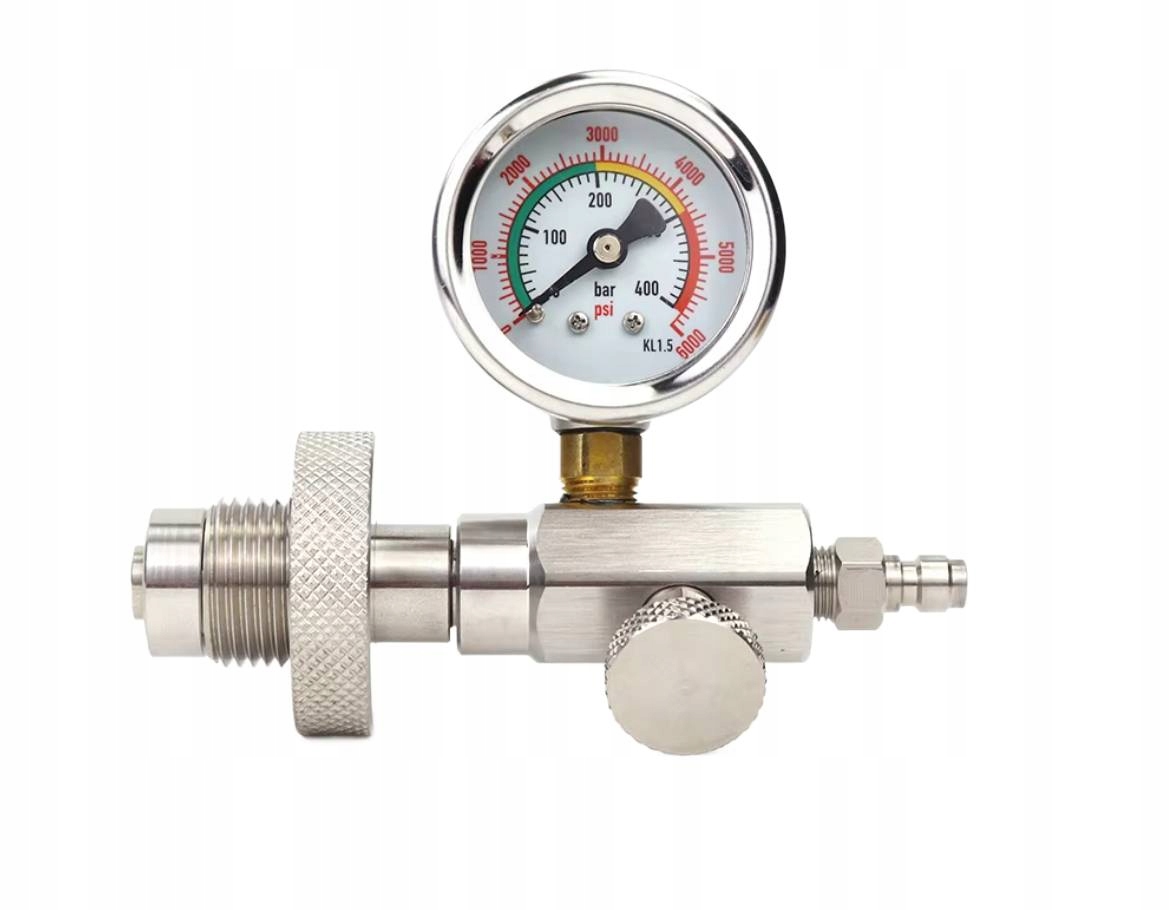 PCP-páková přepážka pro láhev Din 5/8BSP Paintball Větrovka 400 bar