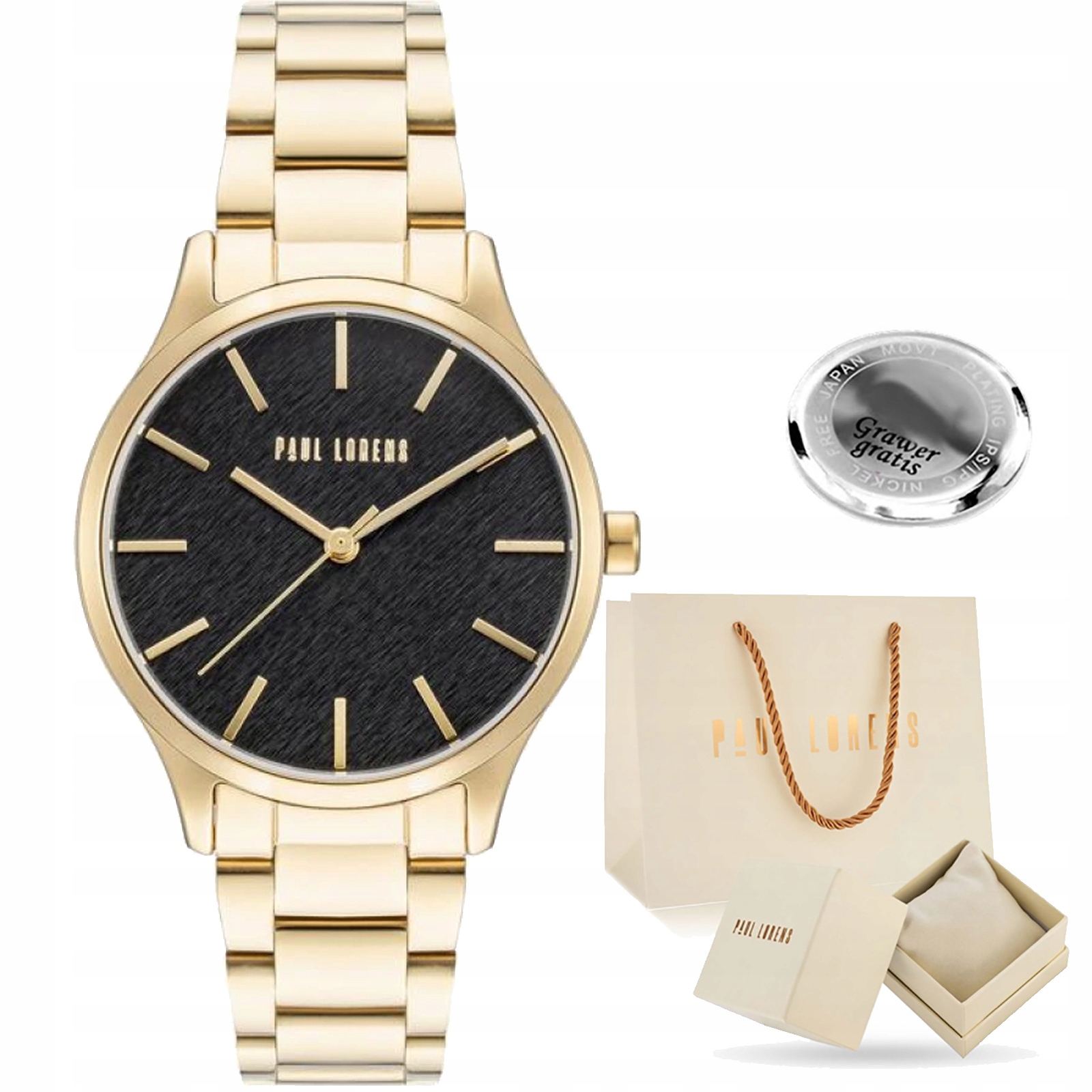 Dámské hodinky Paul Lorens Altara klasické na ocelovém náramku Gravírování