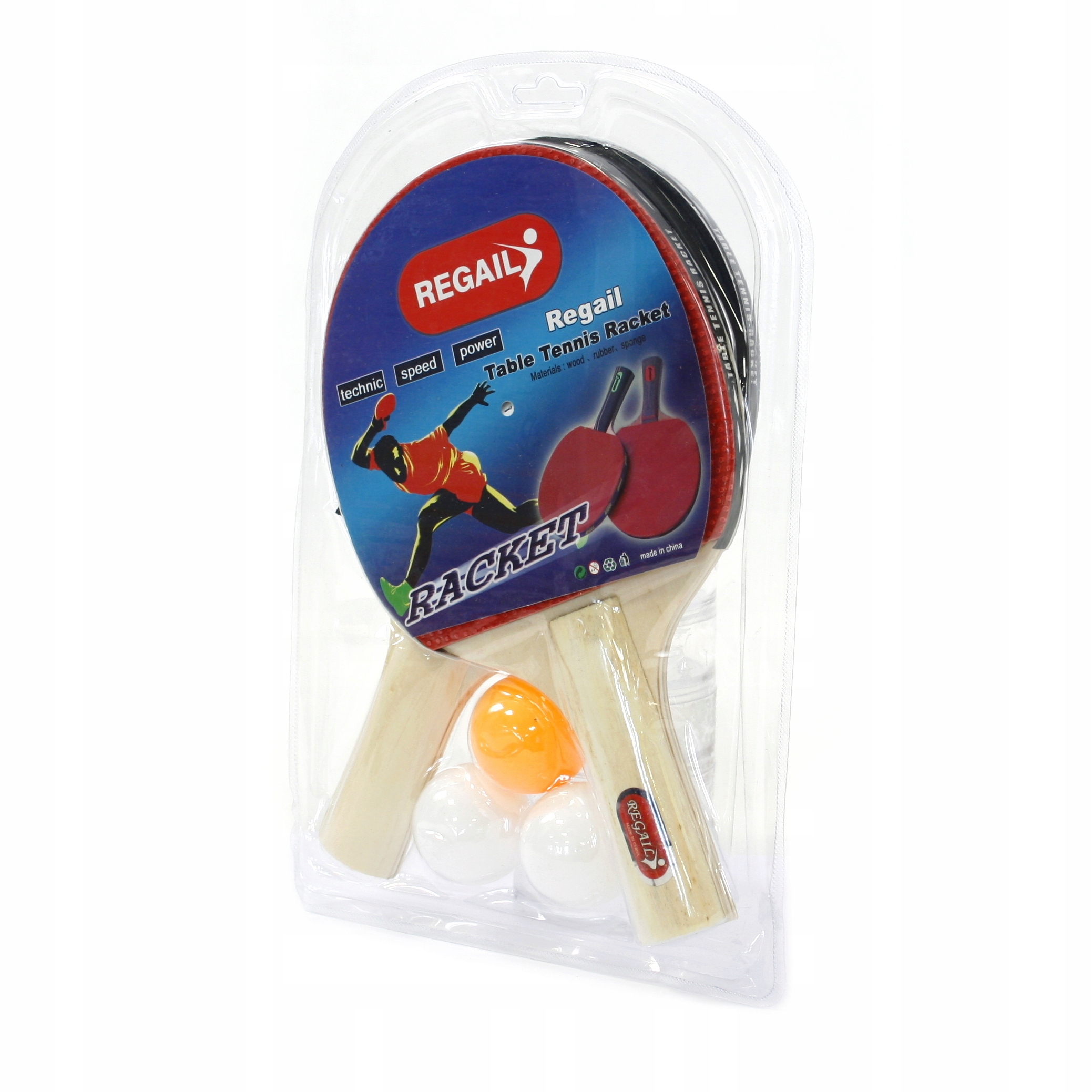 

Zestaw Do Tenisa Stołowego 2 paletki Ping Pong
