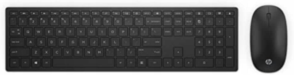 Zestaw Bezprzewodowy Klawiatura I Mysz Hp Pavilion 800 Czarny Qwertz De