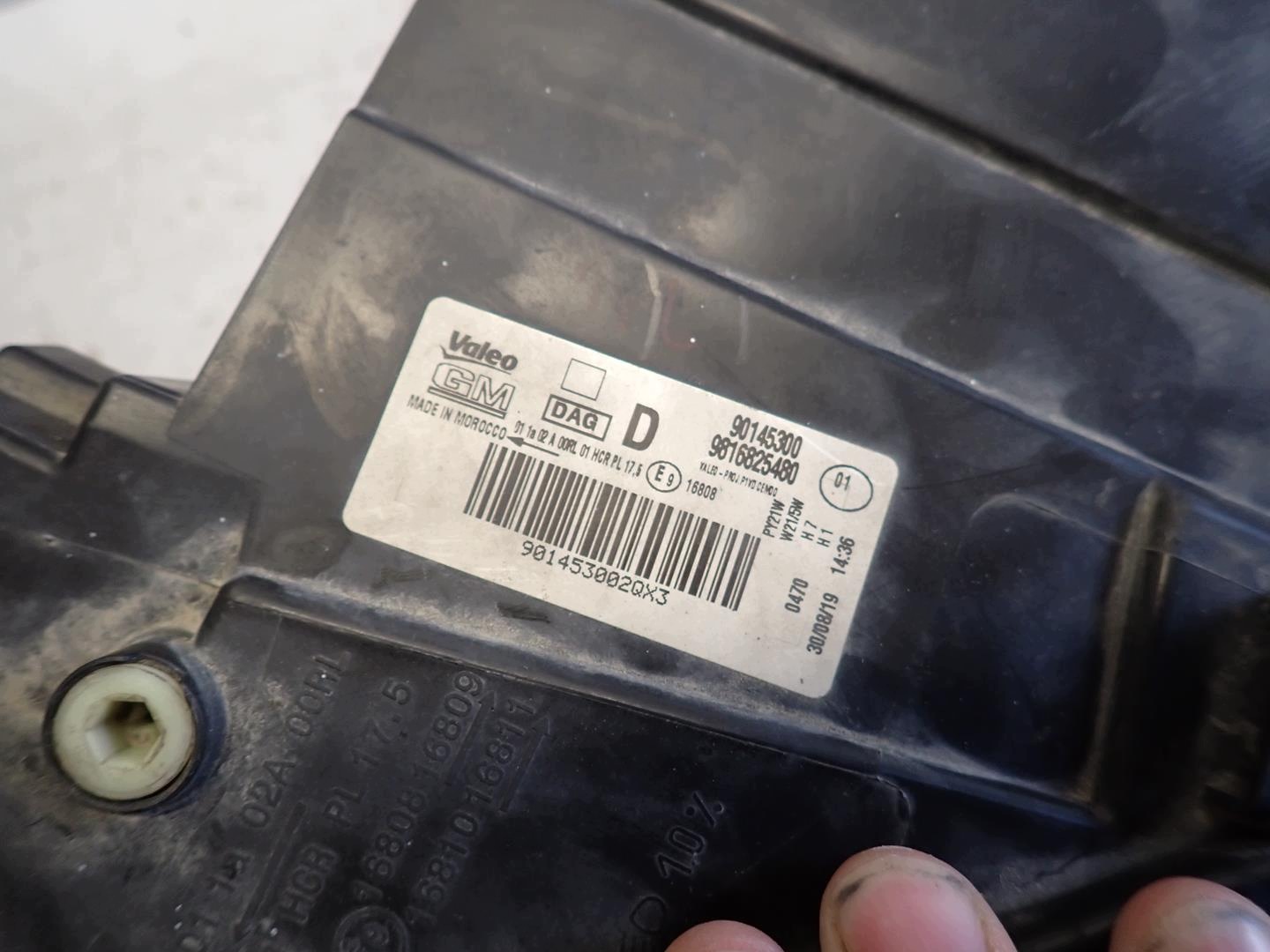 light front front right OPEL COMBO E 2018- 9816825480