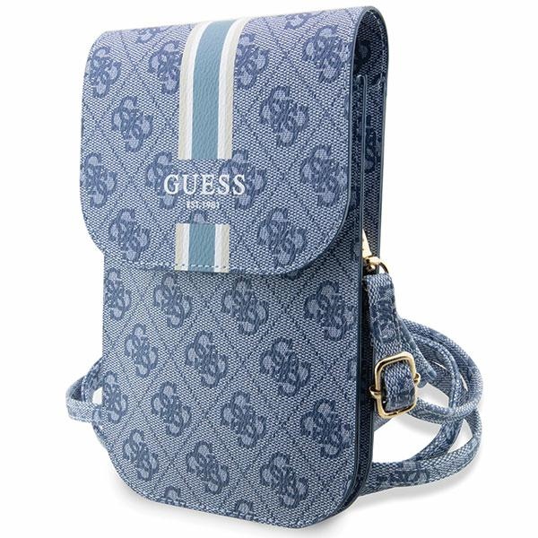 Guess Torebka Etui na Telefon Dokumenty 4G Stripes Saszetka Case