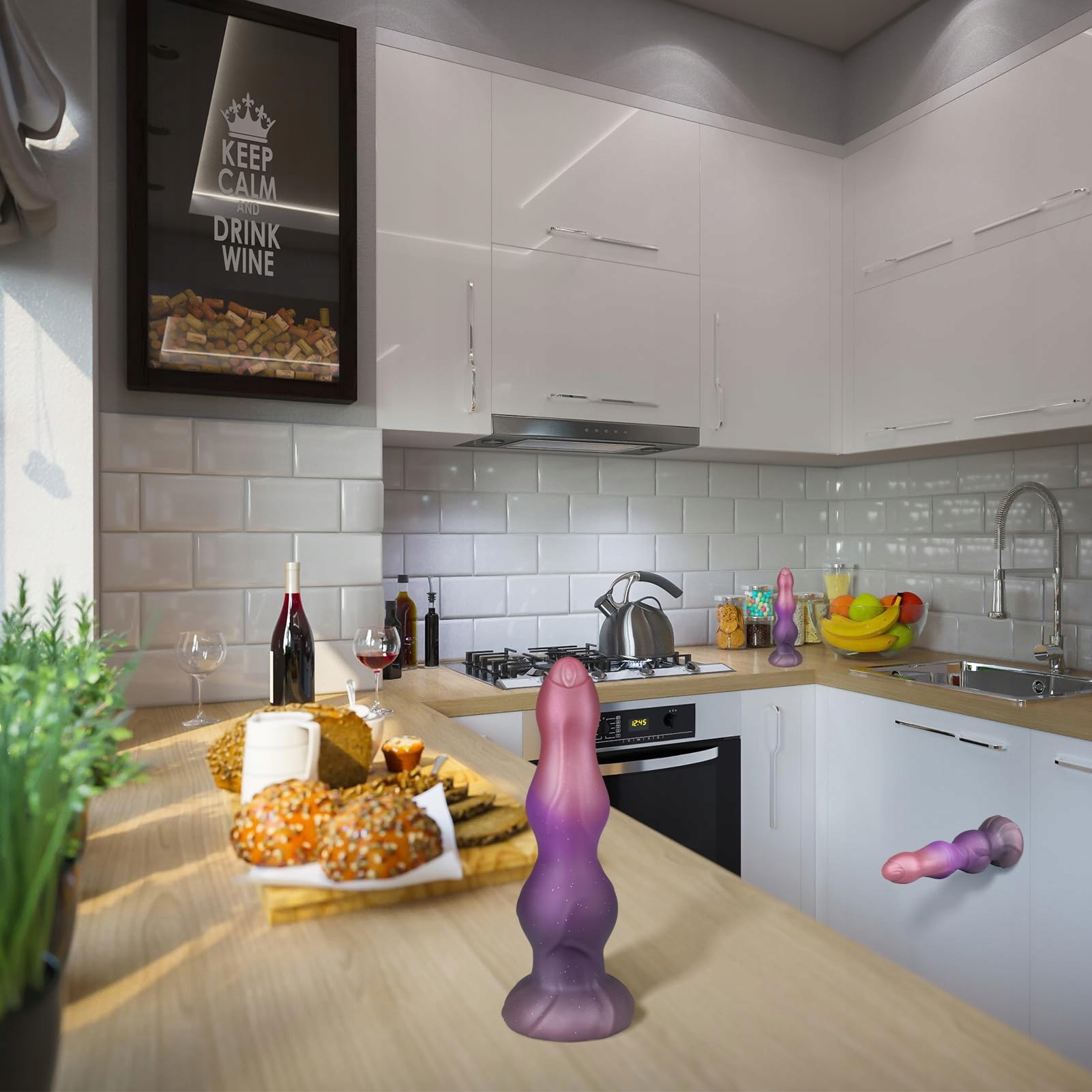 ROLUCK Dildo Analny Z Silikonowym Przyssawką Realistyczny Dildo Analplug — miniatura 6