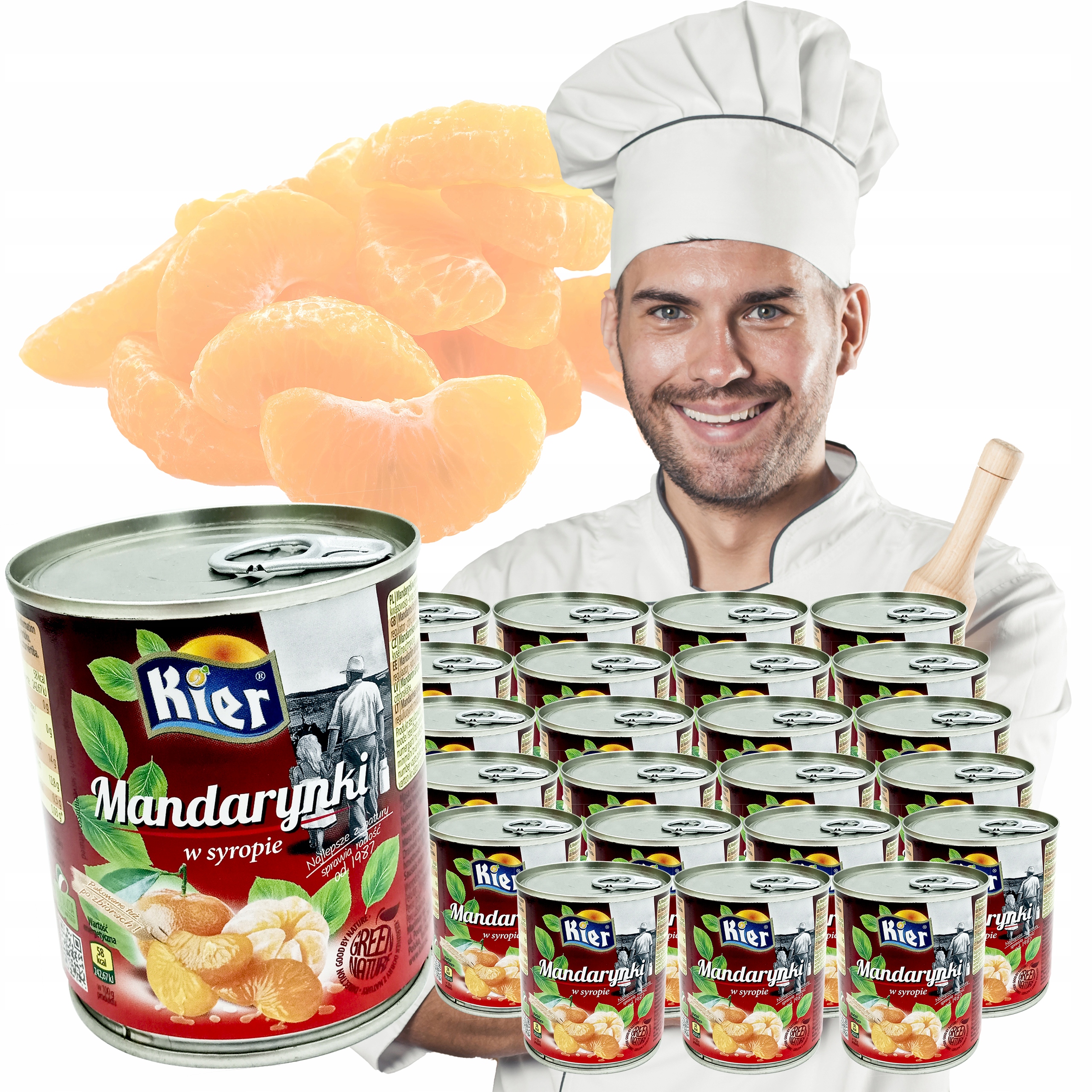 Levně Mandarinky V Lehkém Sirupu Kier 24X312 G