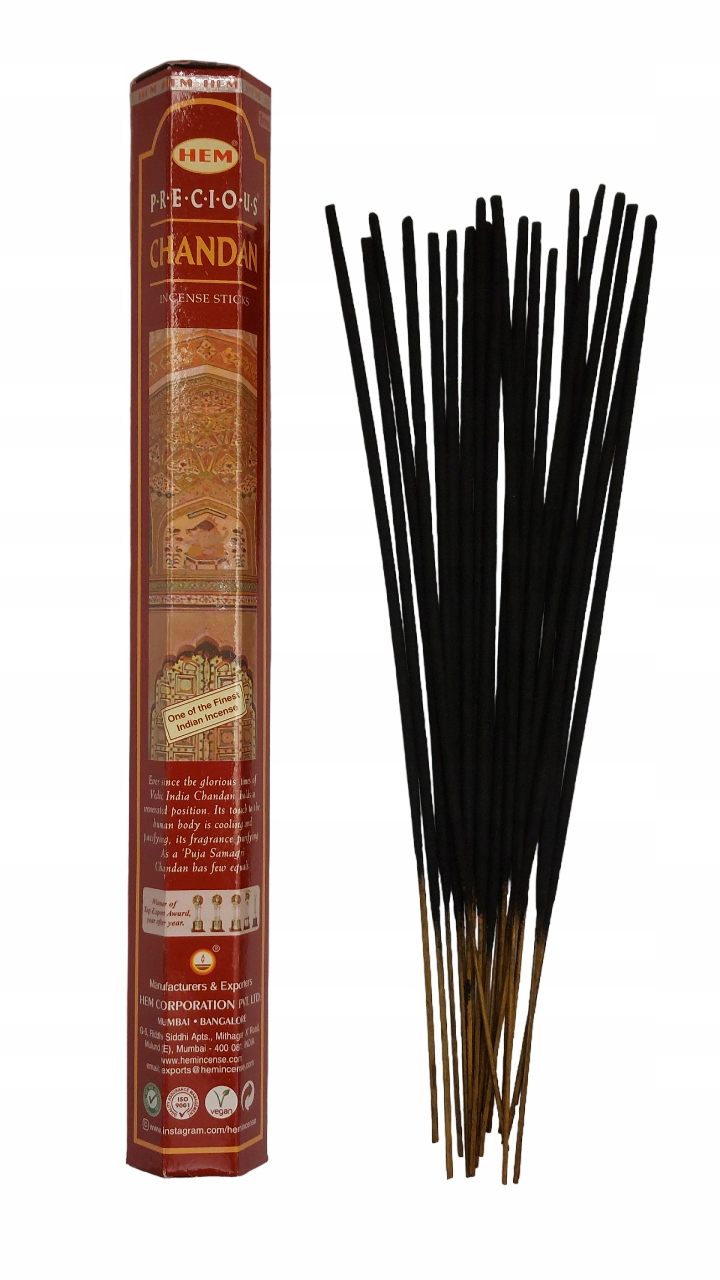 INDYJSKIE KADZIDEŁKA CHANDAN DRZEWO SANDAŁOWE HEM 20szt.