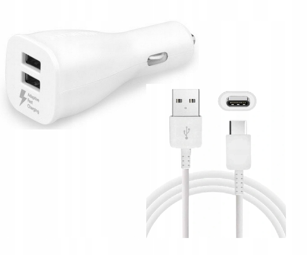 

Ładowarka Samochodowa Samsung Fast Charge 2X Usb