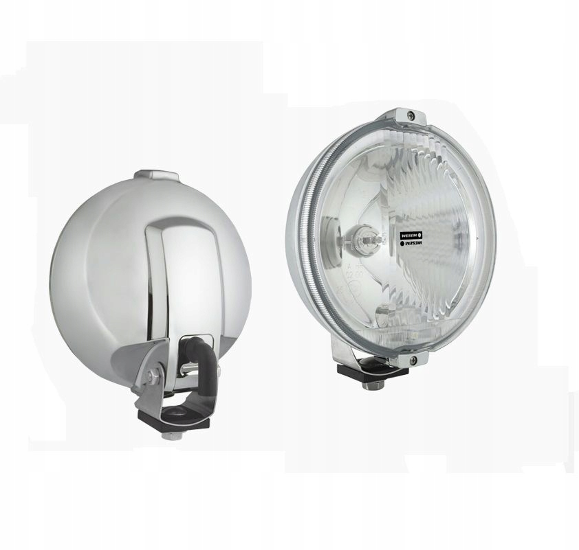 38804 - Дорожній прожектор галоген хром корпус 12V