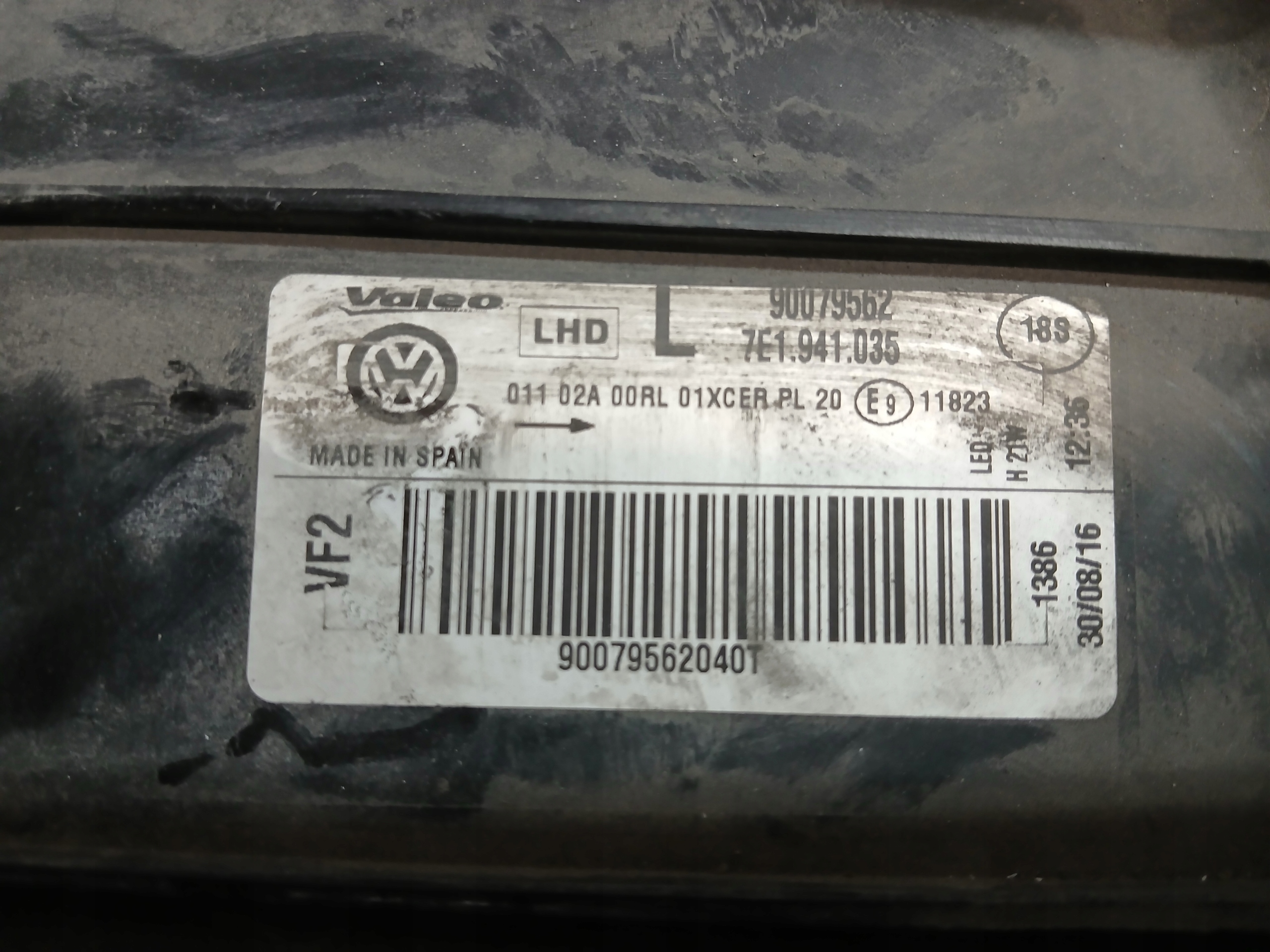 light front left VW T6 FULL LED 7E1941035