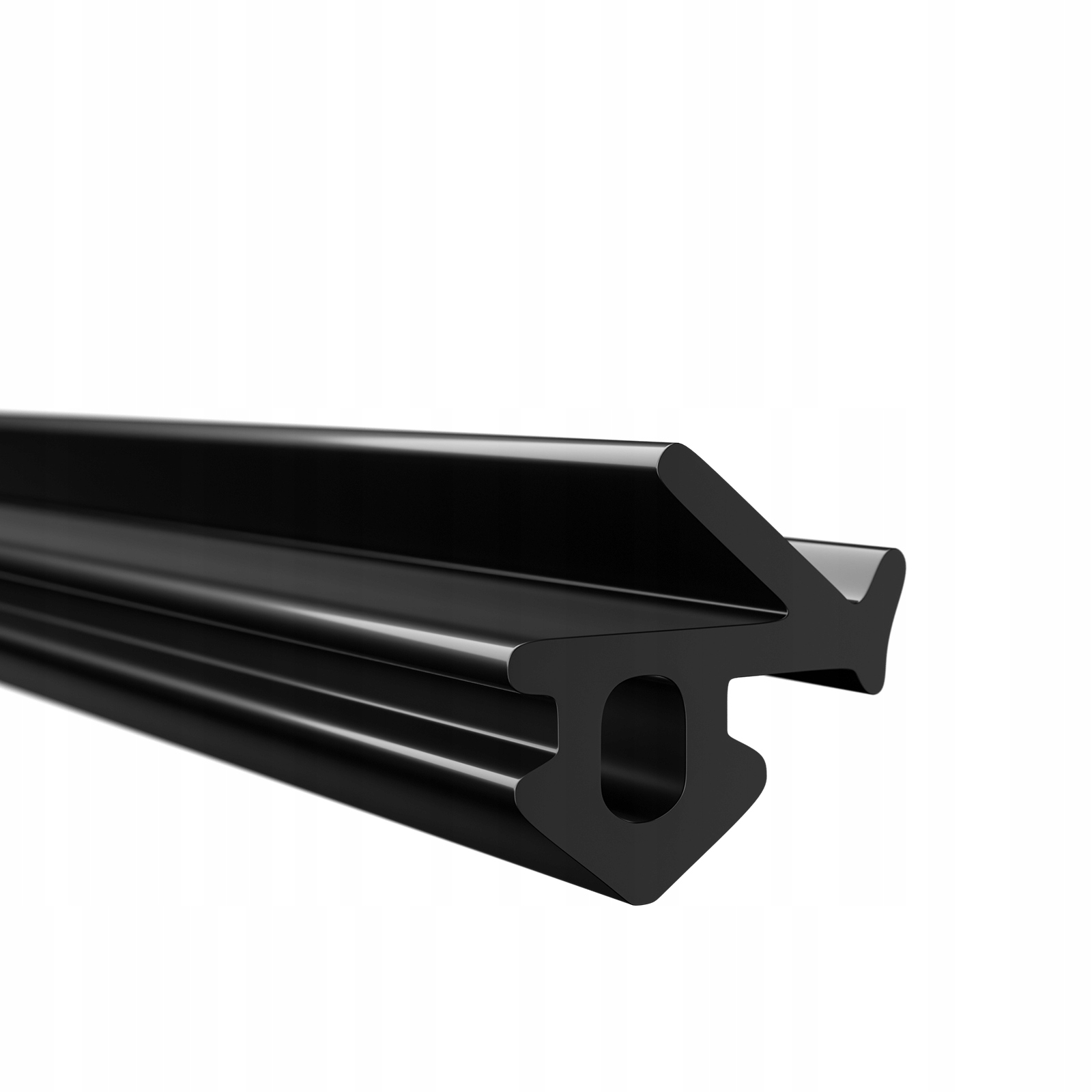 Tesnenie na okná na rám Okná z Pvc Elastické čierne Epdm Veka S-834X 300 m