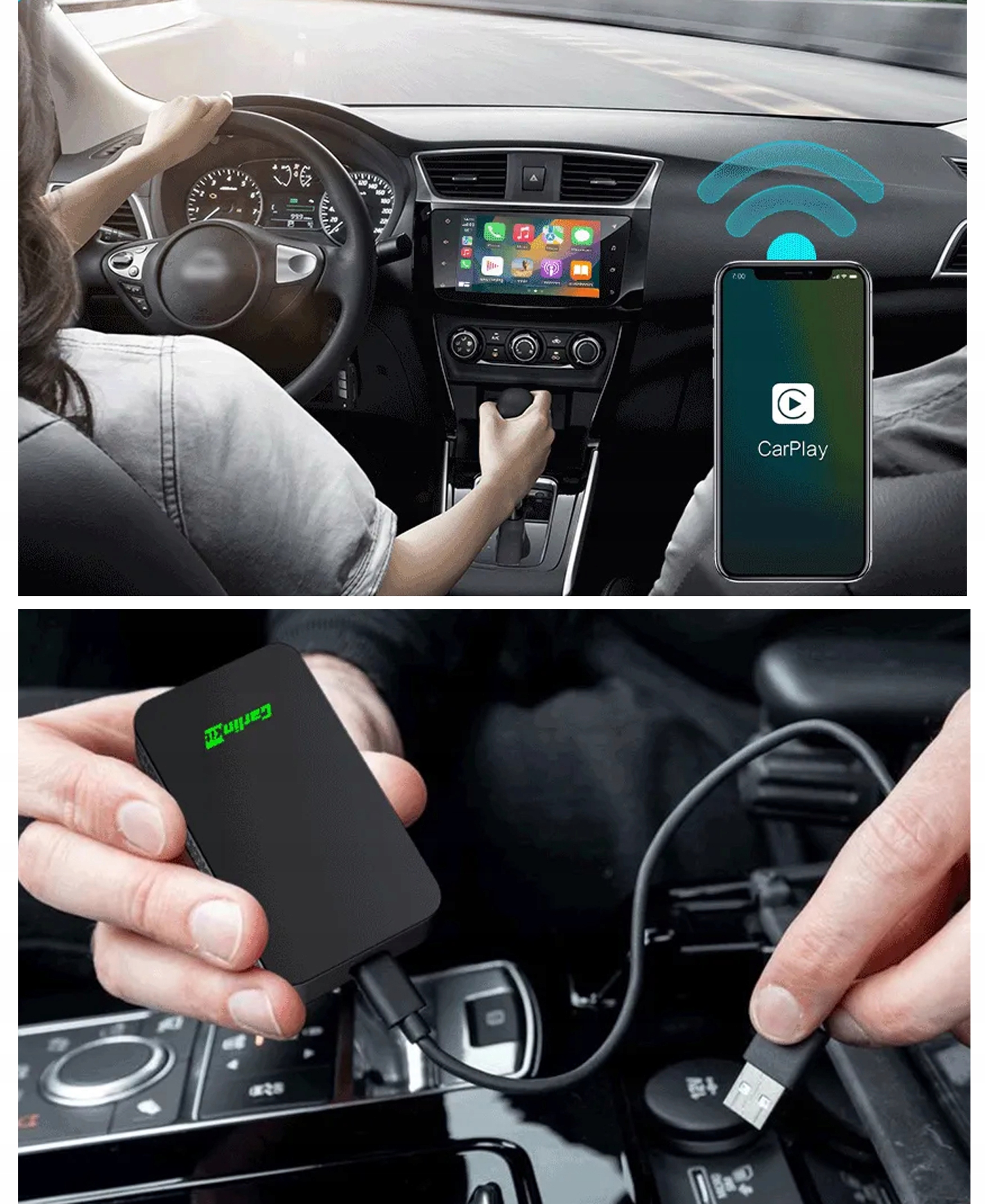Carlinkit 5.0 2Air Bezdrátový Apple Carplay Android Auto Adapter