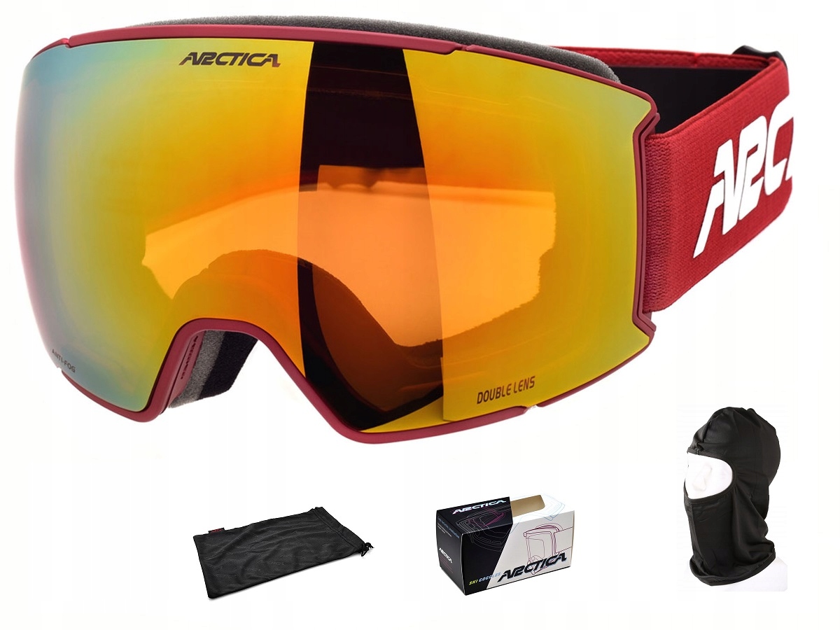 Lyžařské brýle Arctica G-121A s vyměnitelným sklem na magnet anti-fog revo