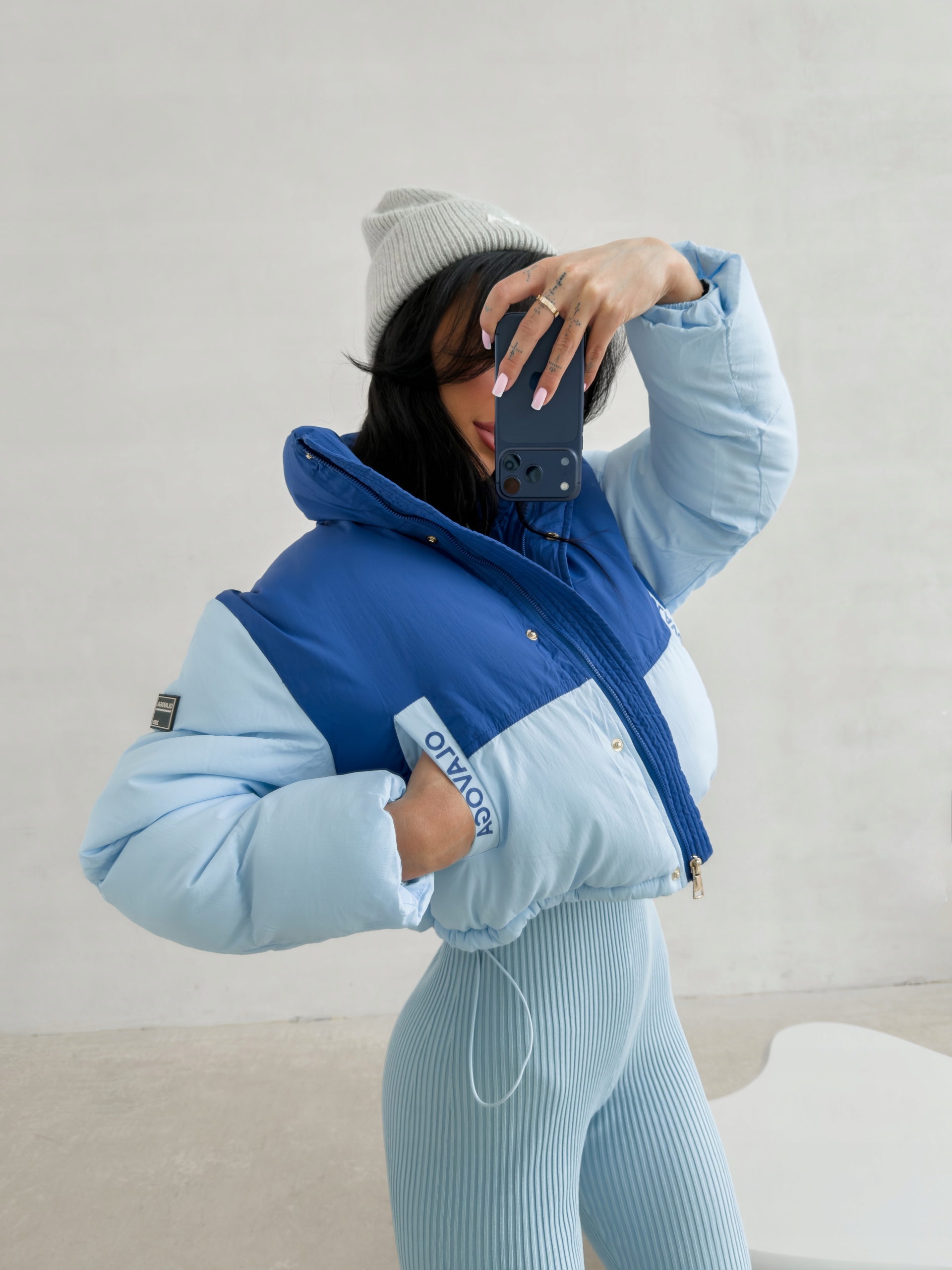 Dámská Bunda Kiar Olavoga Indigo M