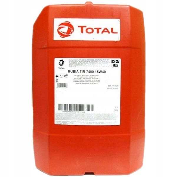 

Total Rubia Tir 7400 15W40 E7 olej silnikowy 20L