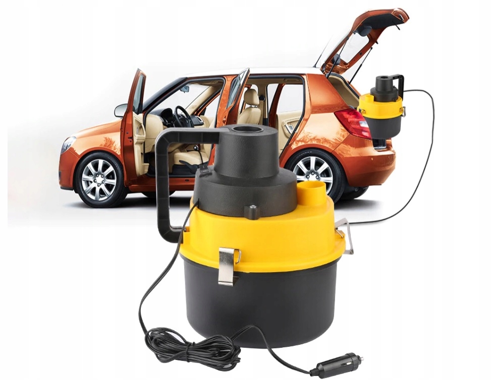 ODKURZACZ SAMOCHODOWY 12V 3 Dysze SUCHO MOKRO EAN (GTIN) 5902913719565