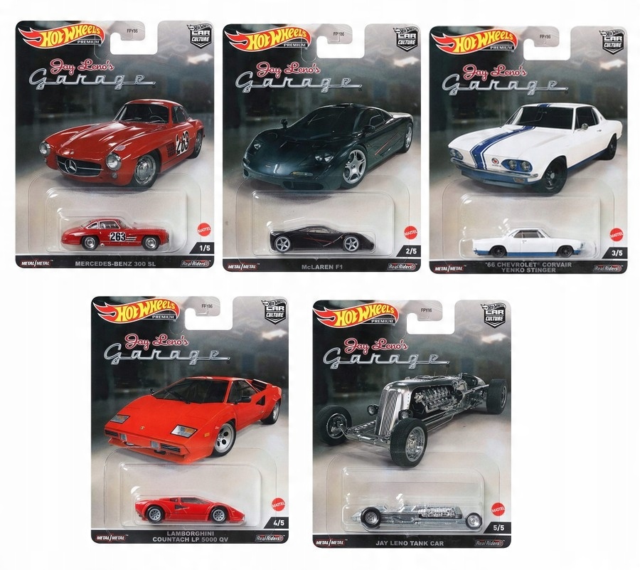 

Hot Wheels Premium Car Culture Jay Leno's Garage 5