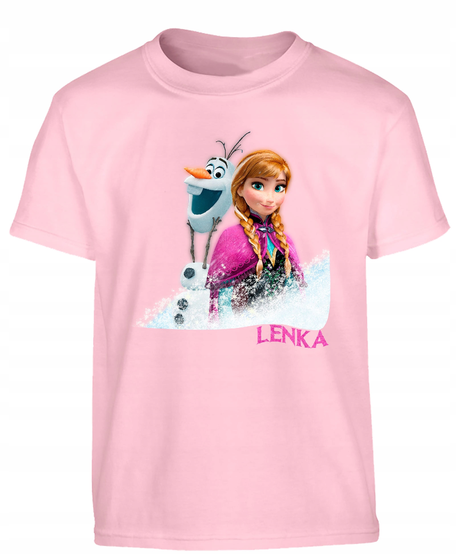 

Koszulka 12-14 Frozen Elsa+imię Dziecka Y4