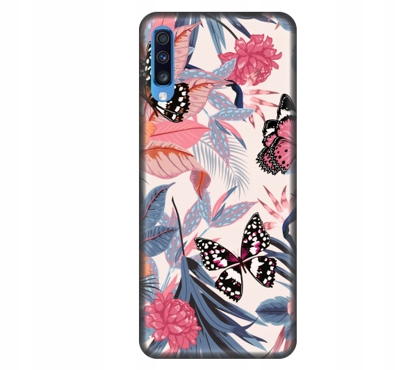 

Etui pokrowiec Samsung Galaxy A70 Motyle dżungla t