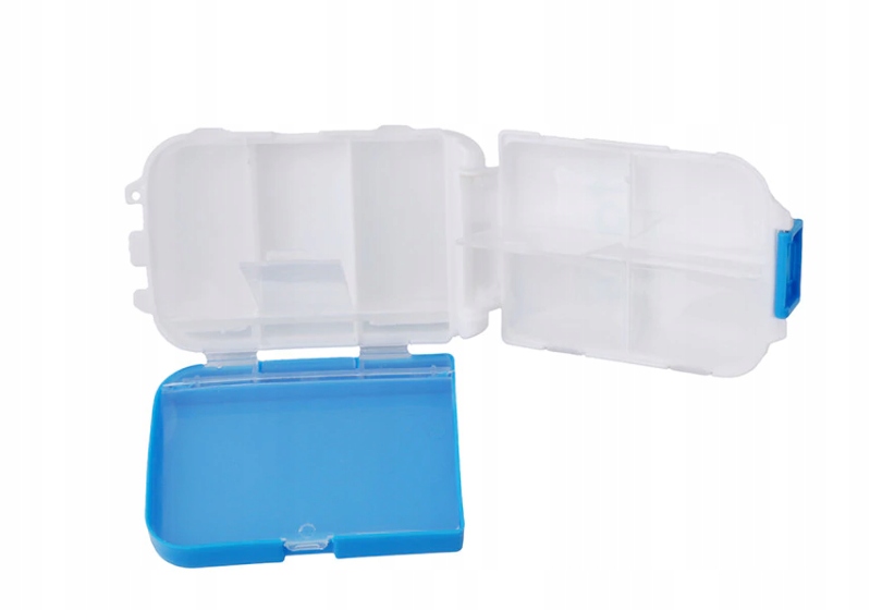 POJEMNIK PUDEŁKO KASETKA NA LEKI TABLETKI Kolor biały