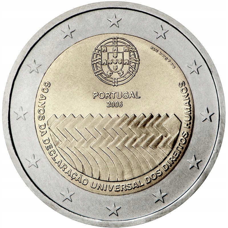 2 euro Portugalia 60l DPC 2008
