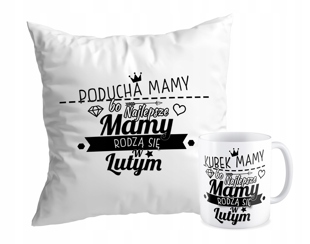 

Zestaw Poduszka + Kubek Mamy Ojcowie Rodzą Się