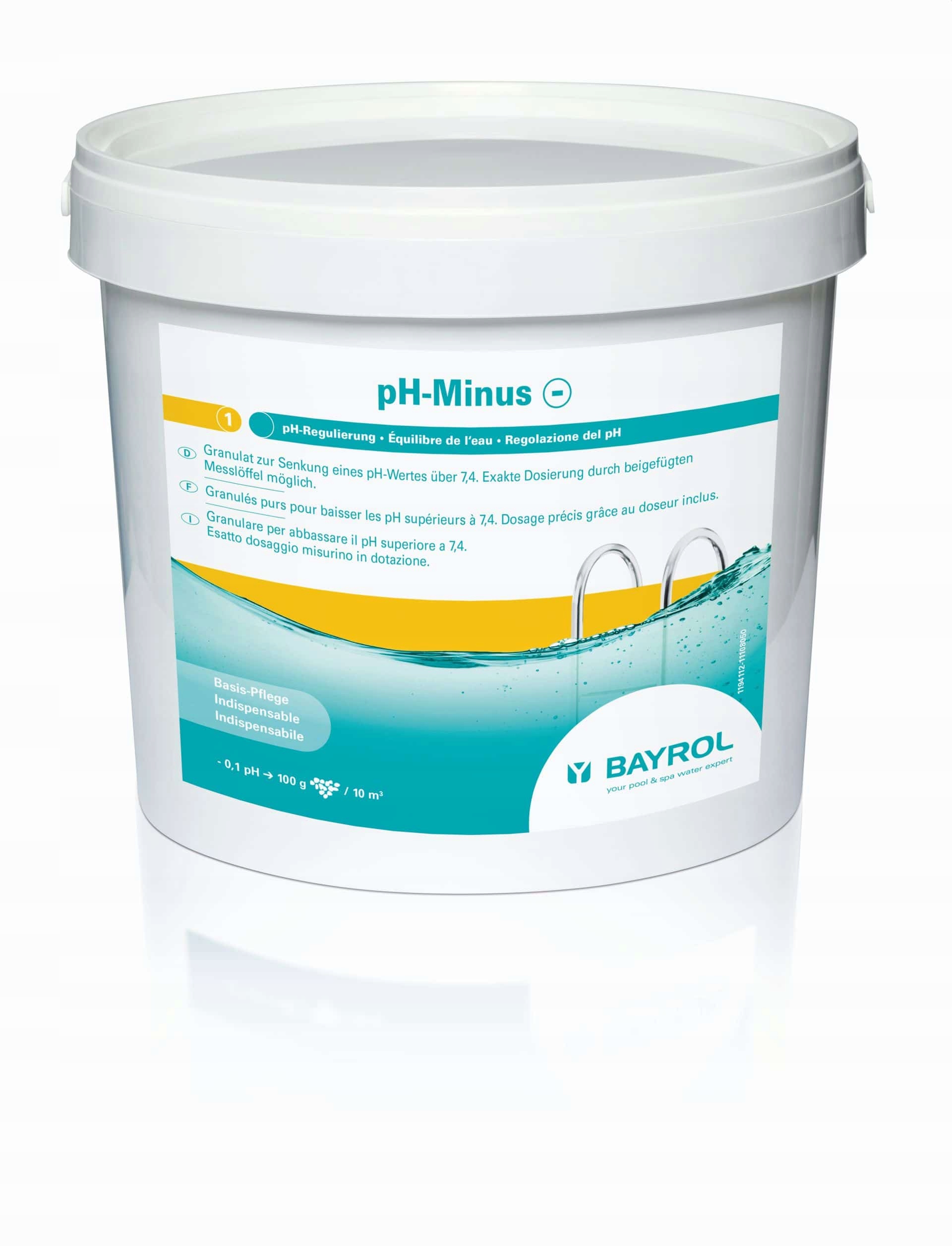 

Bayrol ph- minus 6kg za wysokie pH wody basen