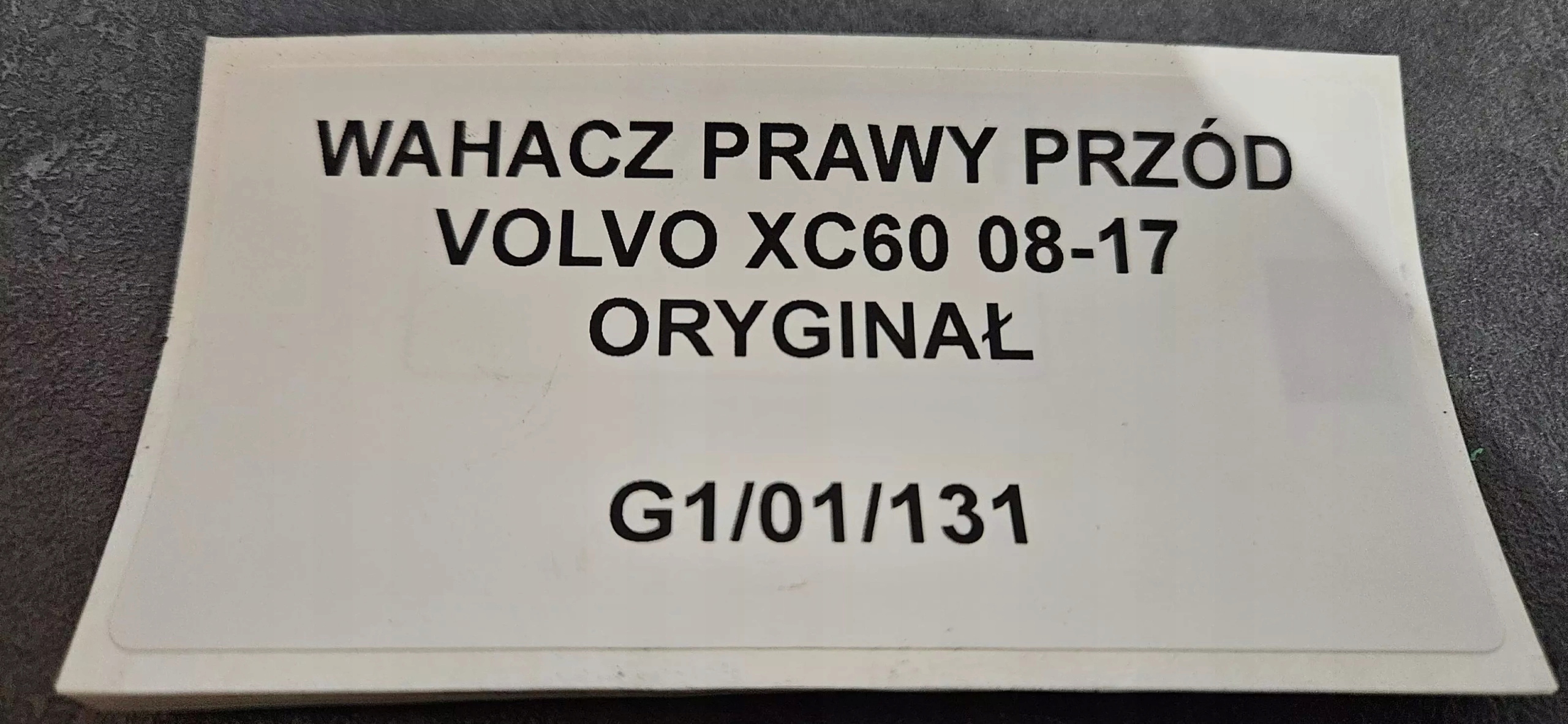 arm right front VOLVO XC60 2008-17 original