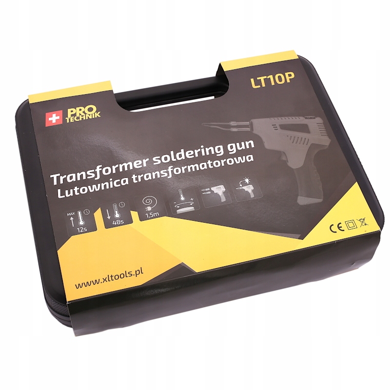 LUTOWNICA TRANSFORMATOROWA 100W AKCESORIA, WALIZKA Model LT10P