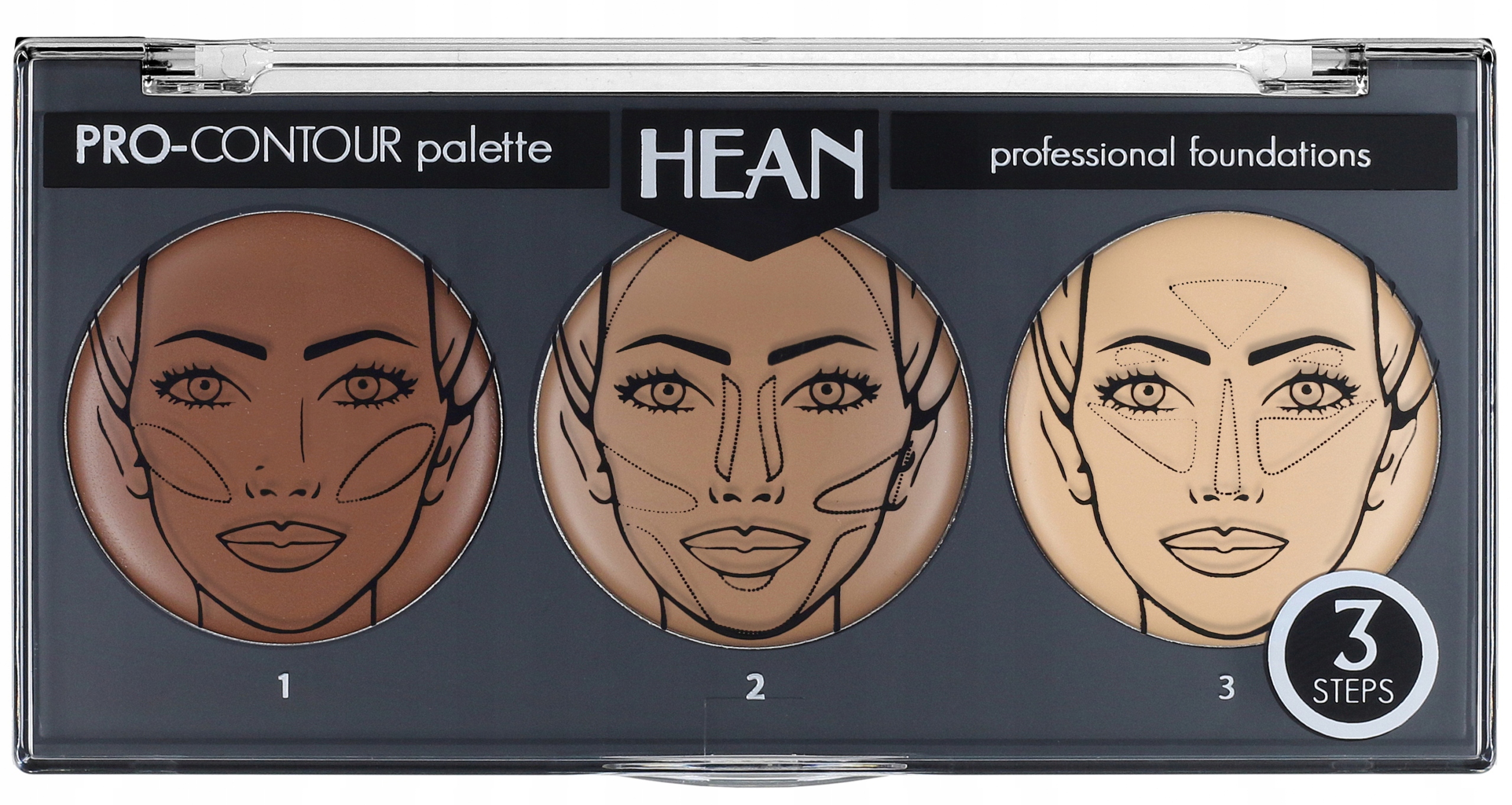 

Hean Pro-contour Zestaw podkładów konturujących