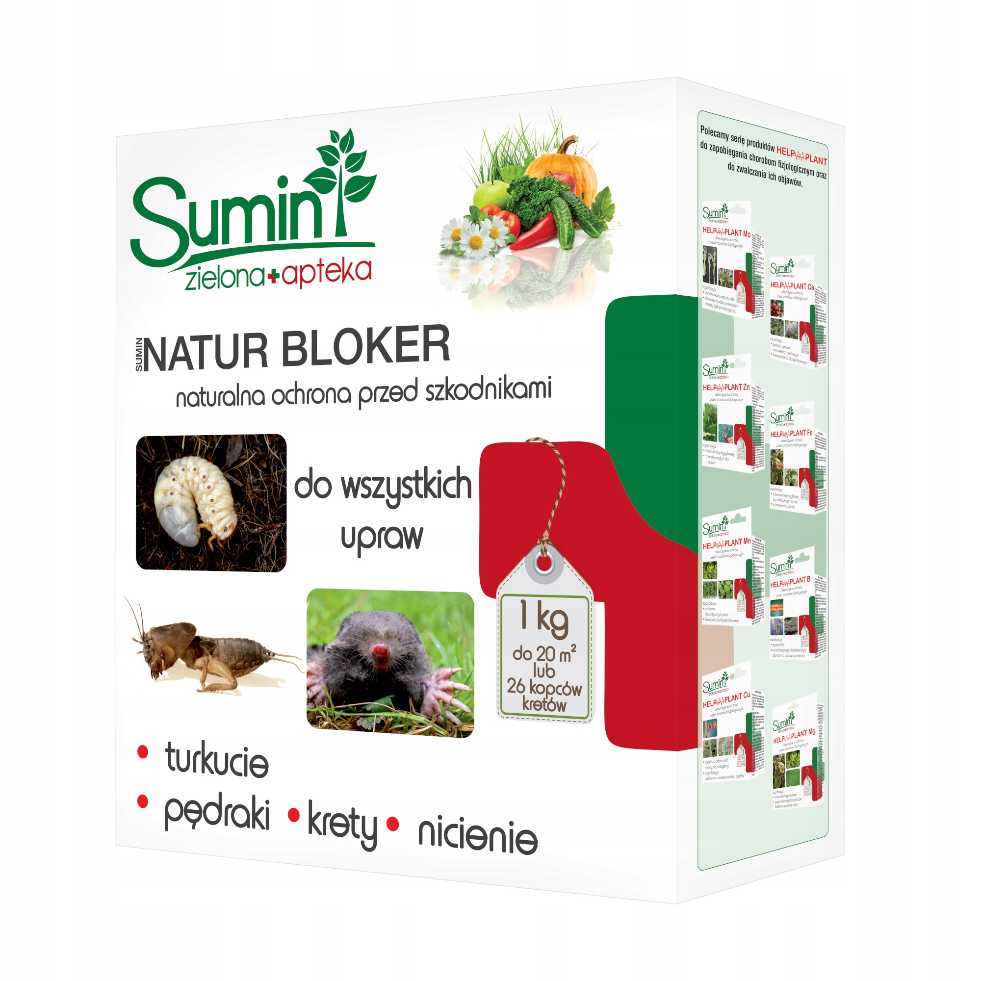 

Natur Bloker 1kg pędraki nicienie turkuć krety