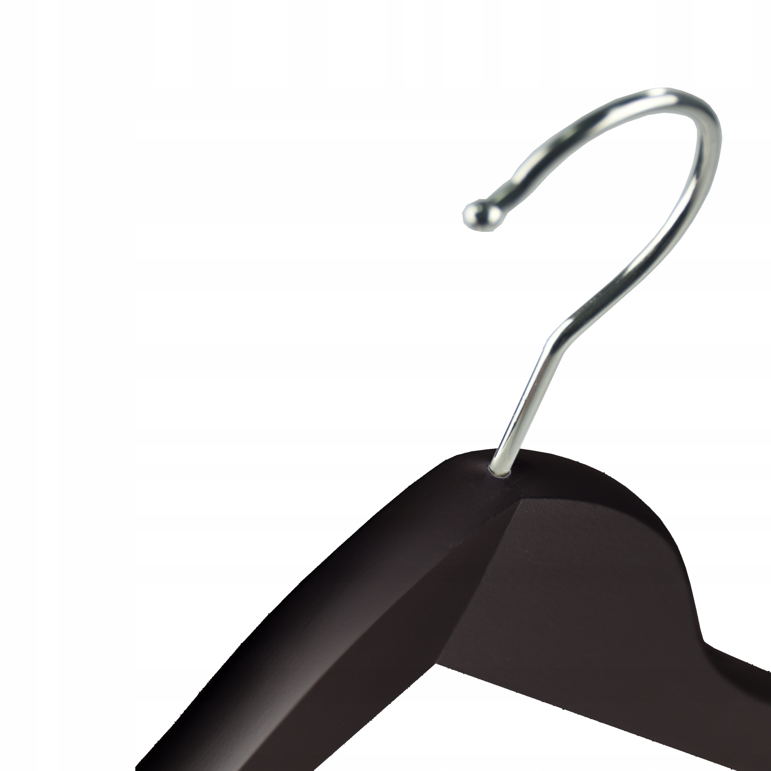 WIESZAKI DREWNIANE DAMSKIE czarne 41cm - POLSKI PRODUCENT Kod producenta 229-41 HS