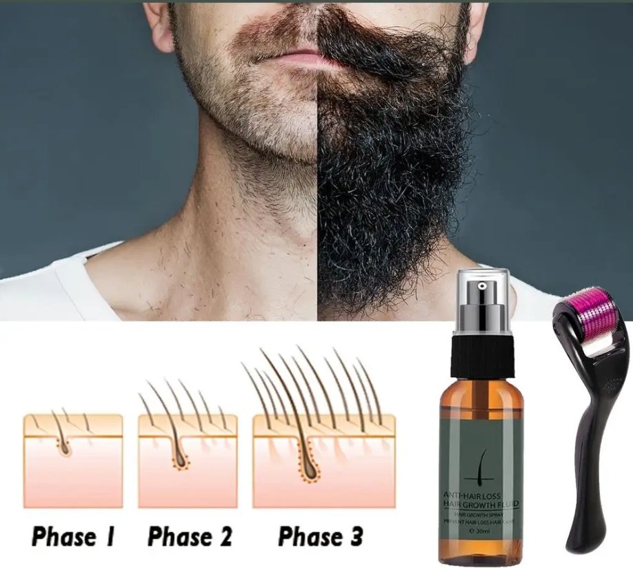 Zestaw na porost brody Serum 30ml oraz Roller Kod producenta UH723LS