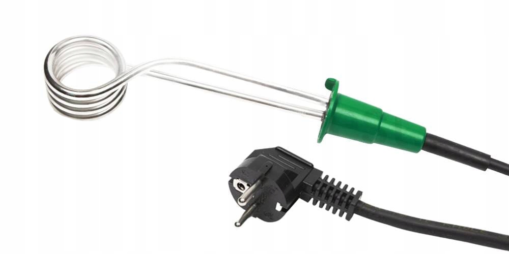 Ohřívač Vody 1500W Potápěčský Pro Vaření Vody Turistický 230V 1,5kW