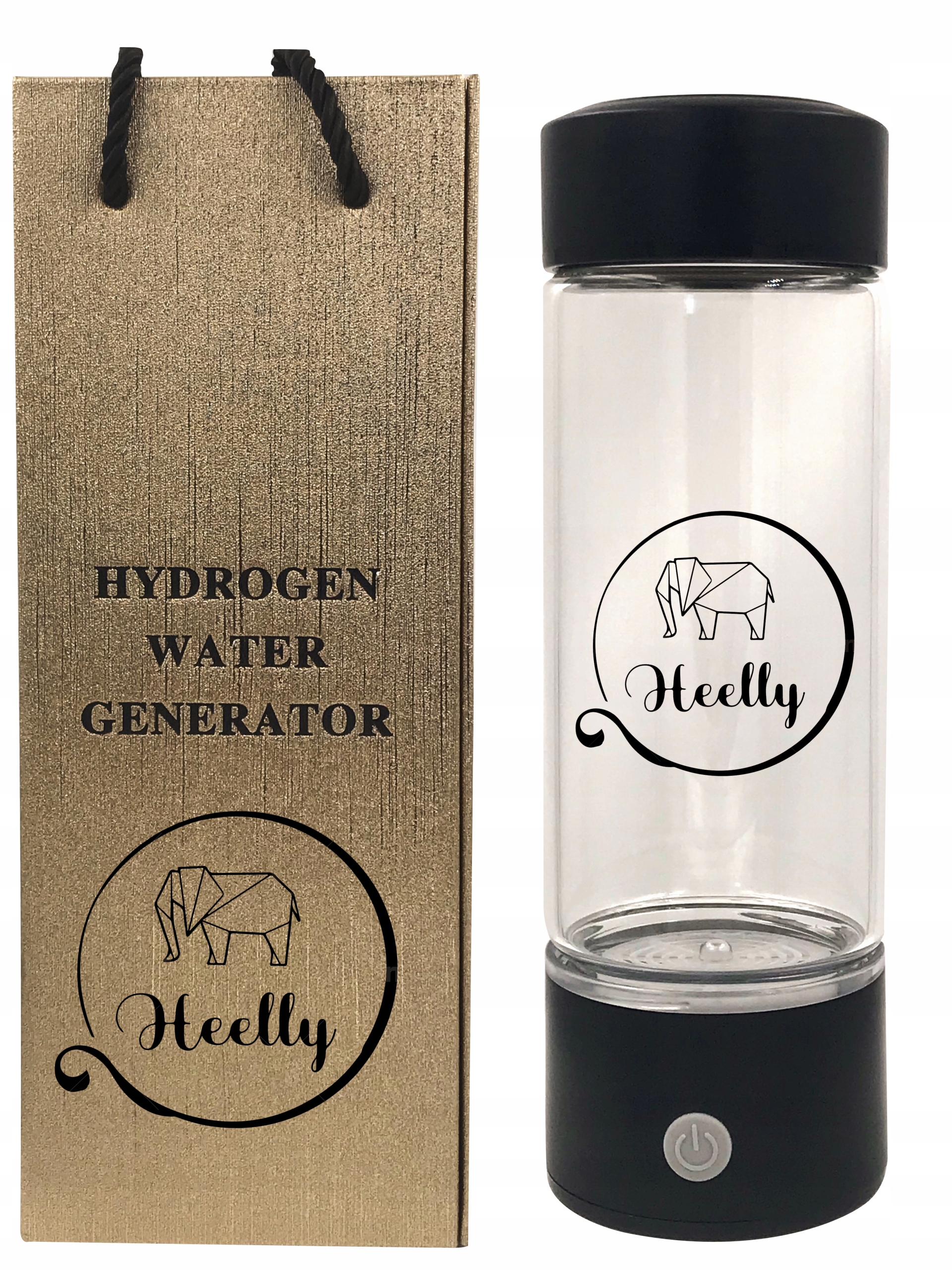 Generator Wody Wodorowej Jonizator Przenośny Aktywnego Wodoru Heelly