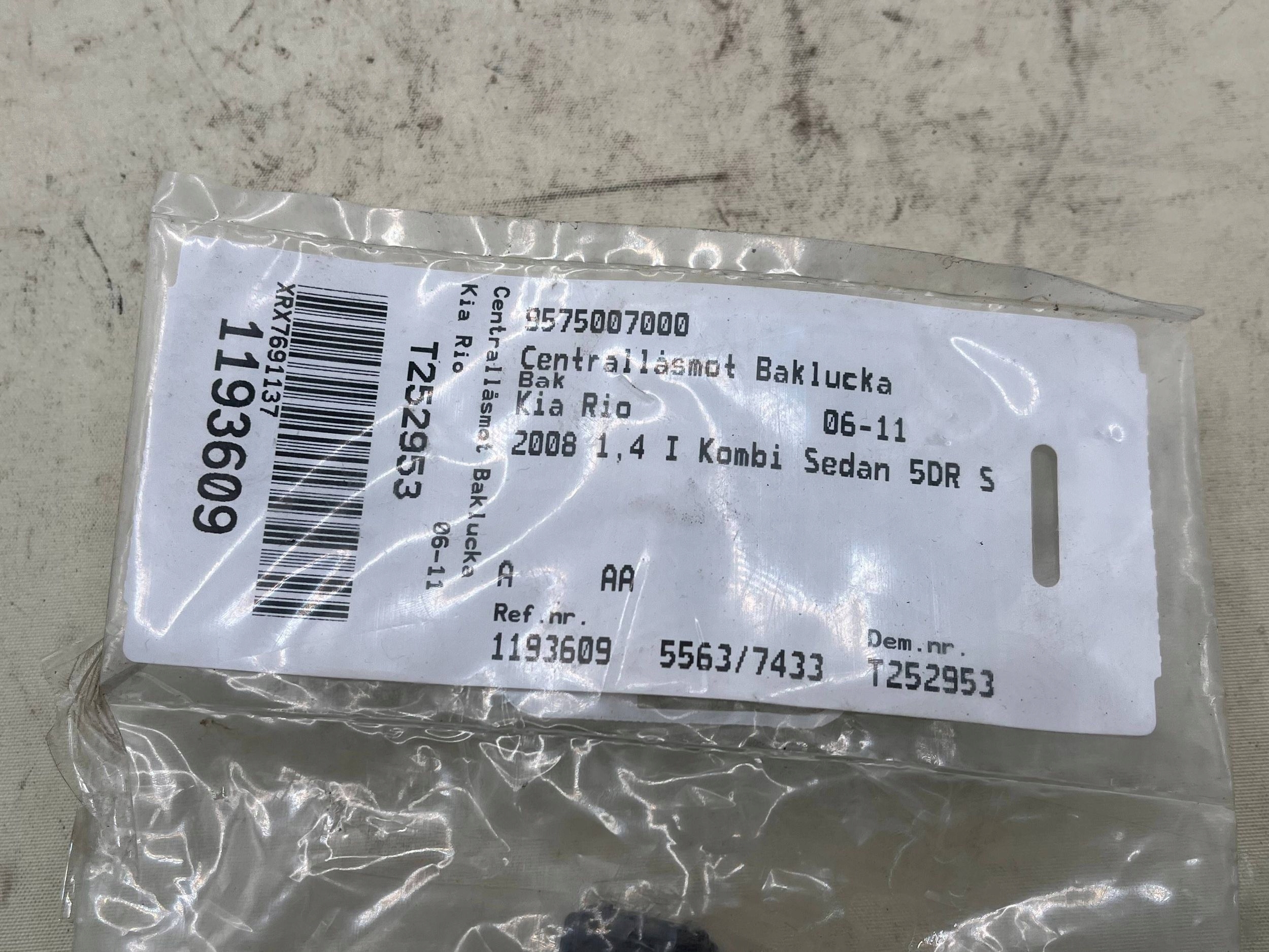KIA PICANTO module control unit 9575007000 !J